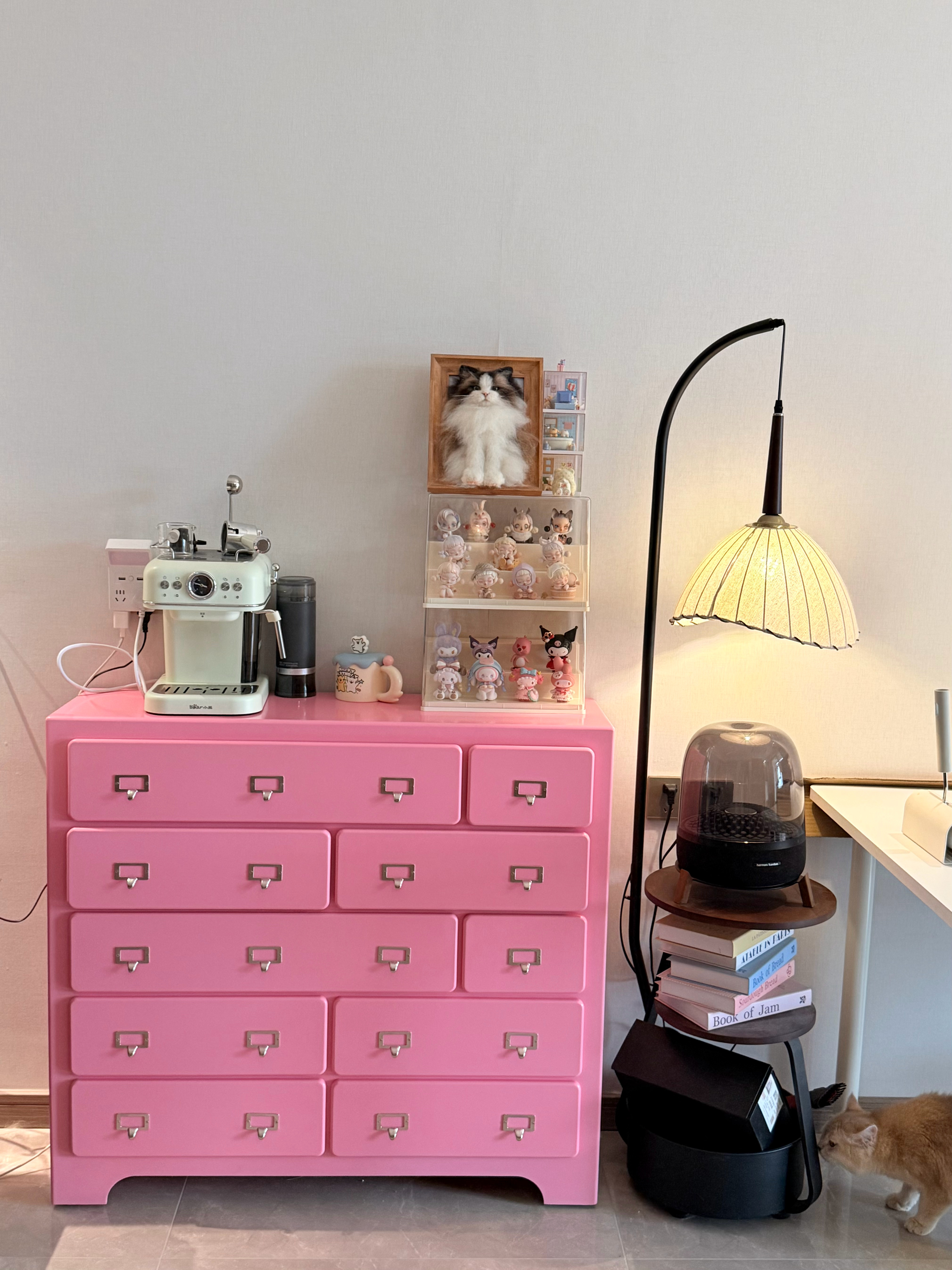 新买的柜子小女子甚是喜欢