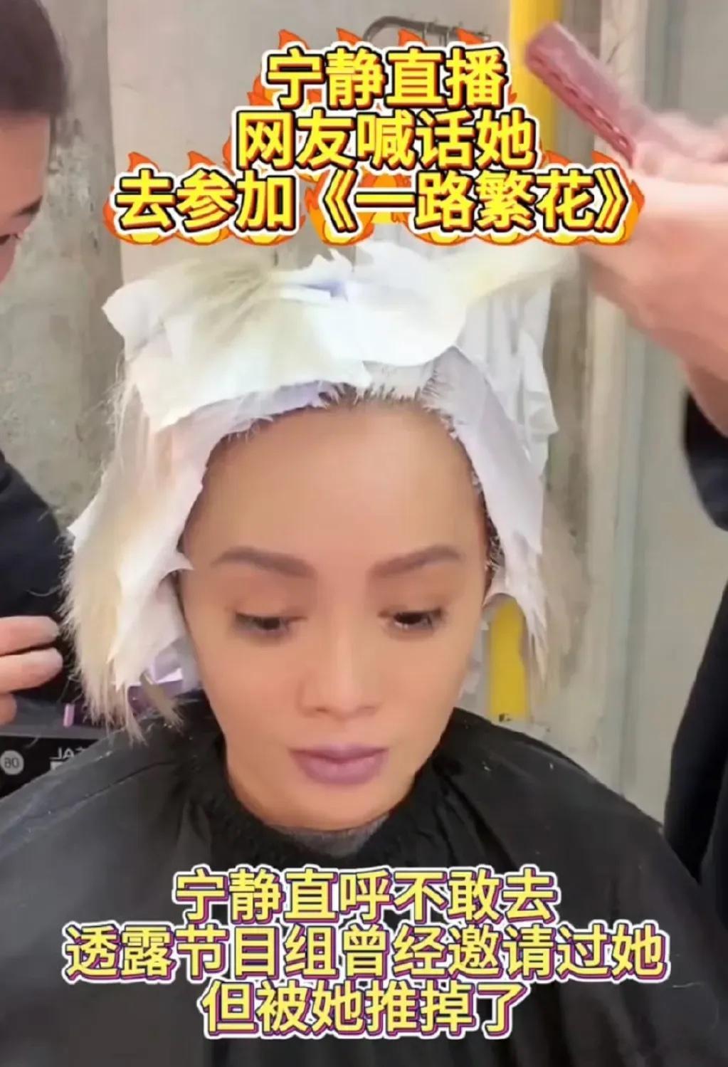 宁静拒绝了一路繁花邀请 宁静很清醒，以她的个性不去是对的[允悲]向太，李小冉，还