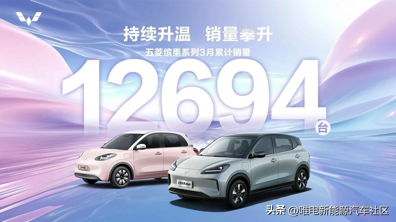 上汽通用五菱公布缤果家族3月销量，缤果+缤果PLUS共12694辆[思考]