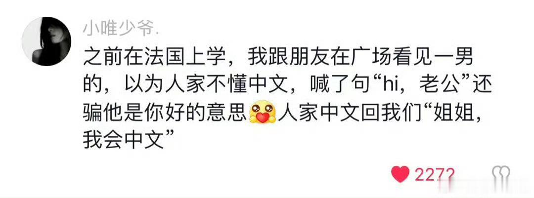 〖中文慢慢失去了加密功能〗在国外真的不能用普通话随便吐槽了，对面那个歪果仁可能和