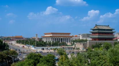中国戏曲学院在北京丰台区，文化和旅游部与北京市人民政府共建高校。它是新中国成立的