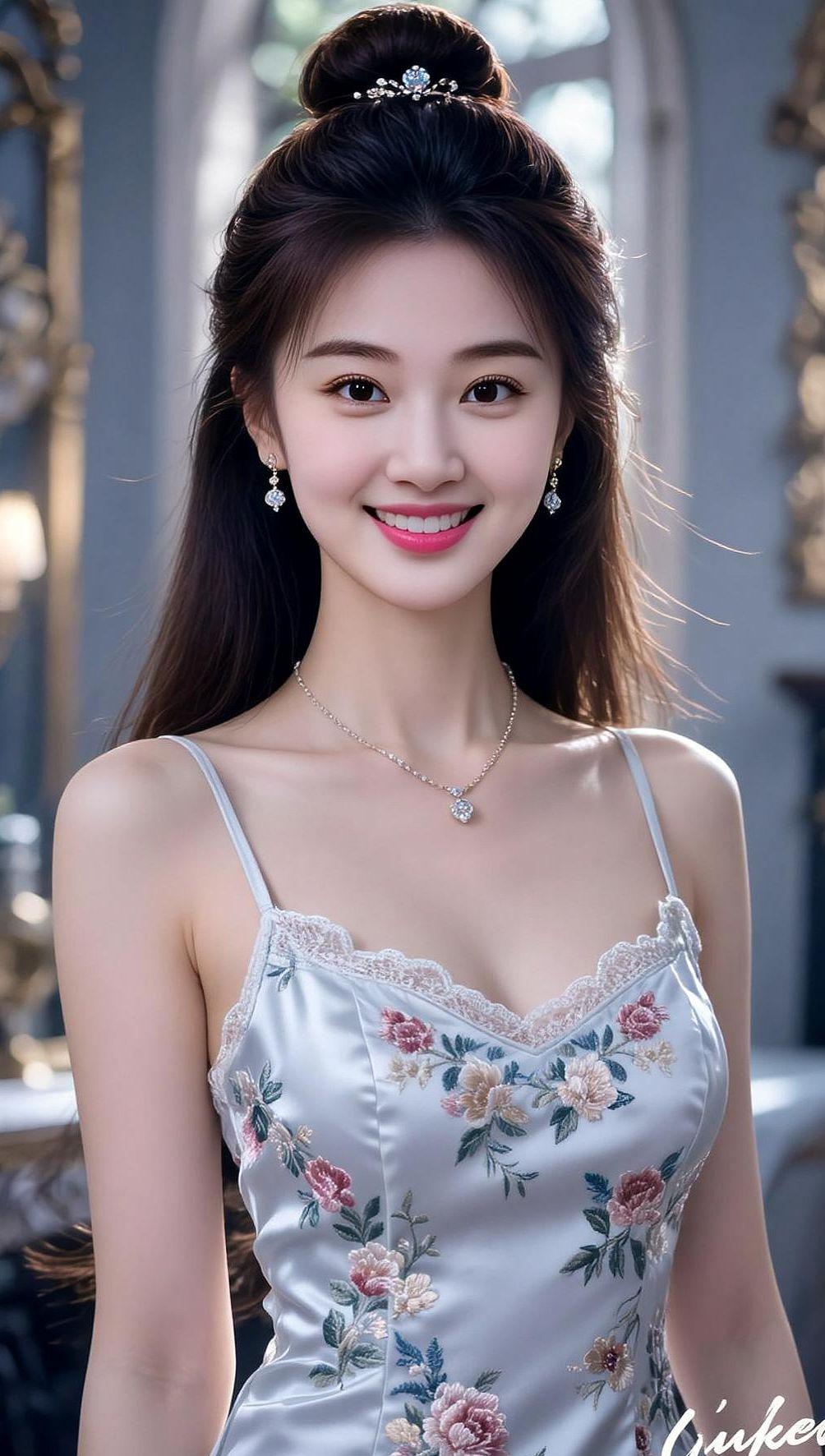 AI复古花卉写真 抖音ai创作 高颜值