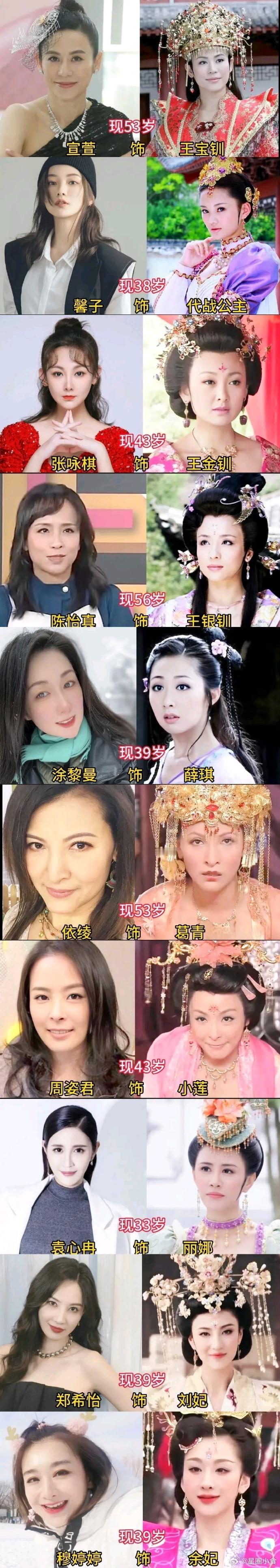 《薛仁贵与王宝钏》十大美女，美的各有特色！！ ​ ​​​