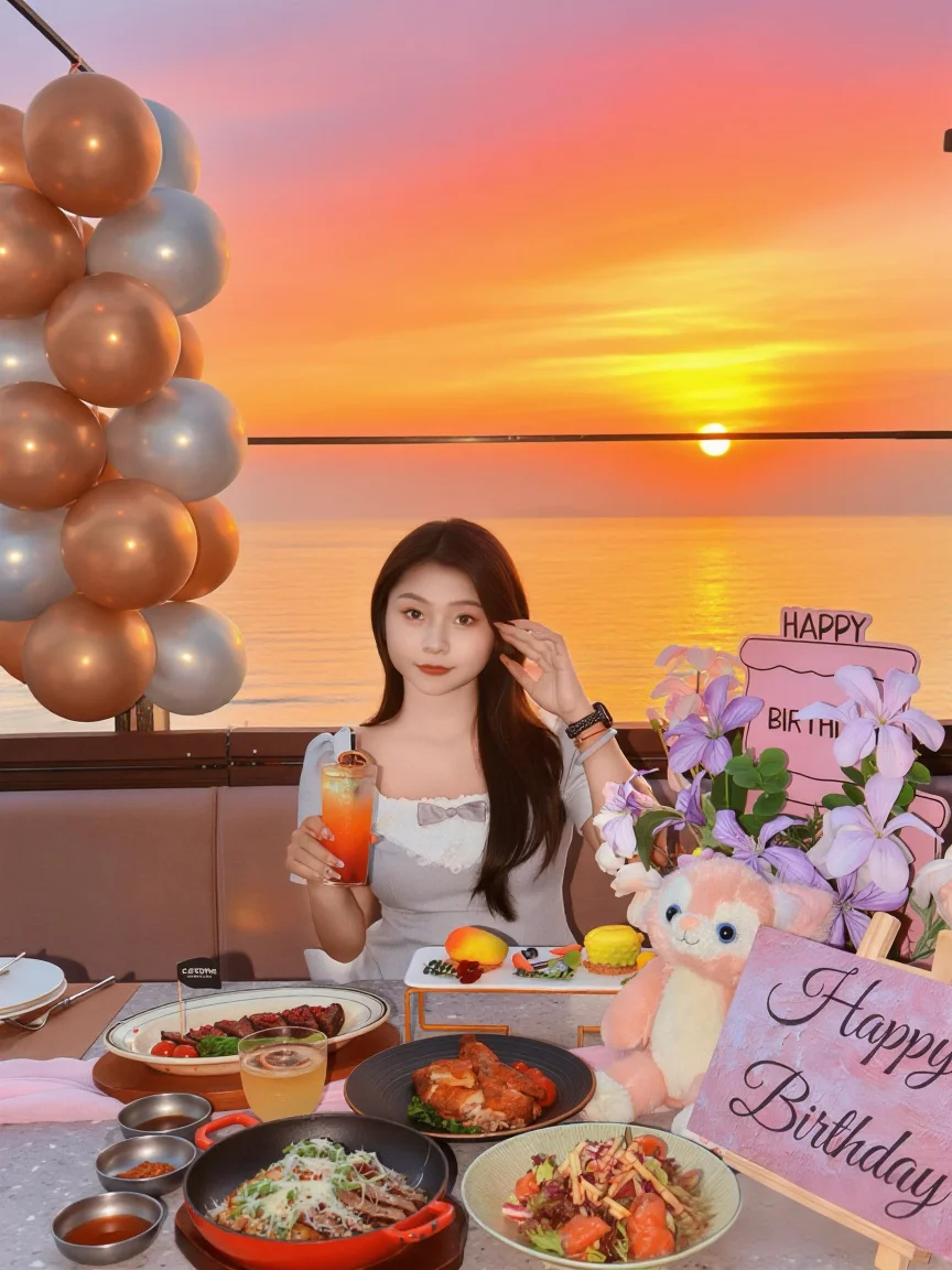 海南这里真的好适合过生日呀……