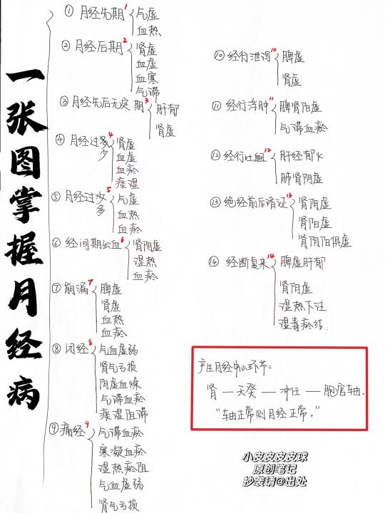 学麻了😭花了一晚上终于把女性妇科疾病汇总出来啦！ 月经病/妊娠病/产...