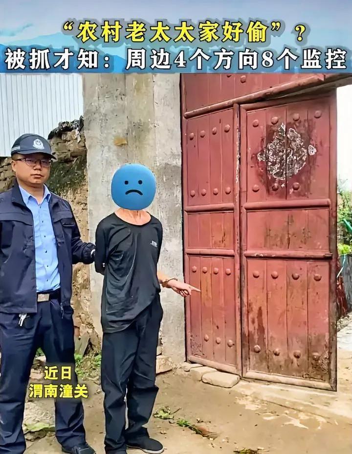 人如果不长脑子，做小偷都会闹笑话。

近期陕西潼关一名小偷非常“精明”，他整日思