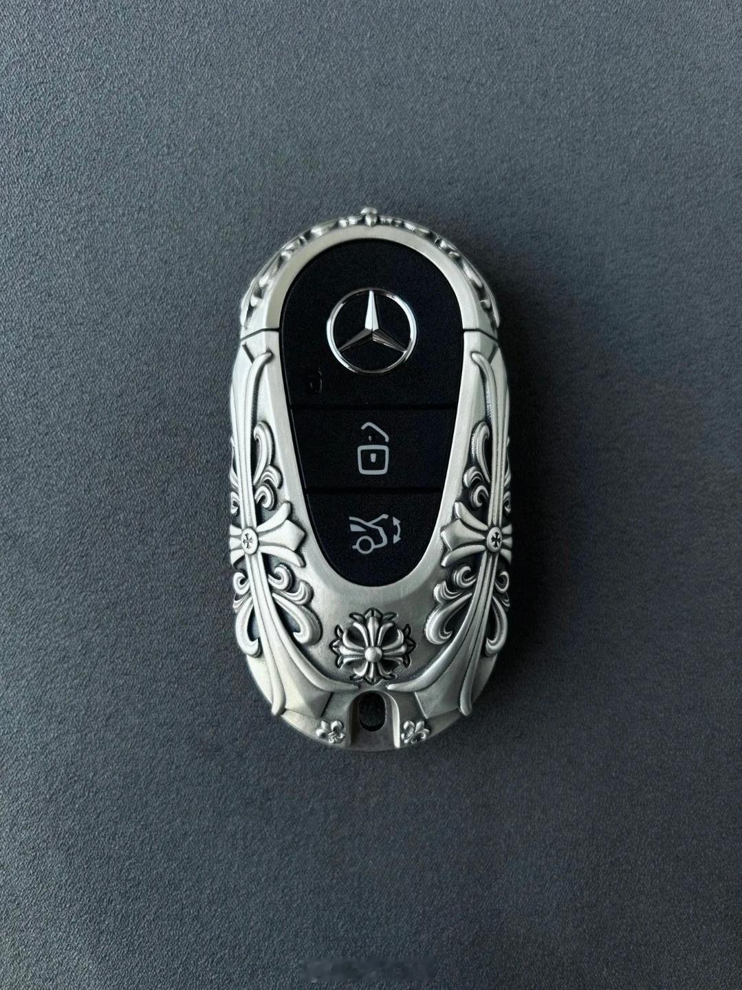 车钥匙改925银壳加根链挂脖上当吊坠都不错 ​​​