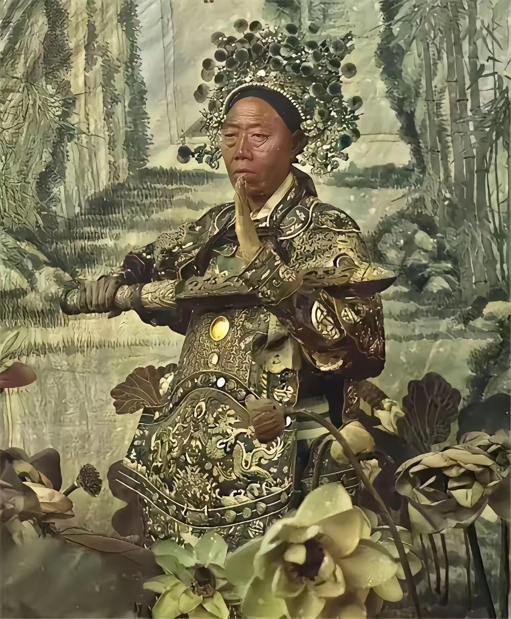 大家看看，李莲英手里拿的是什么兵器？ 