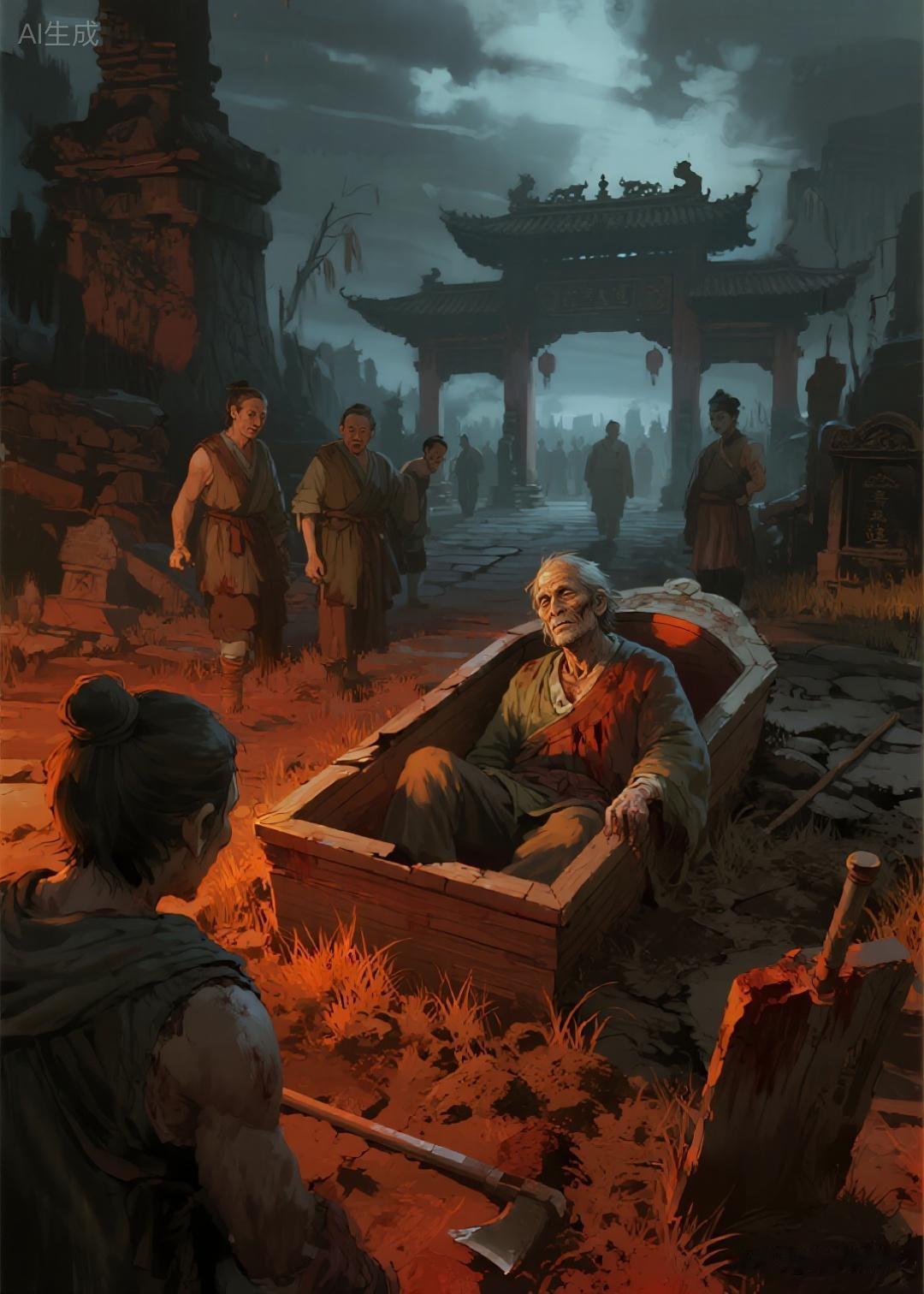 古籍中记载的重生
道观河有个村庄，因为引水灌溉的问题，集体去县衙与邻村打官司。