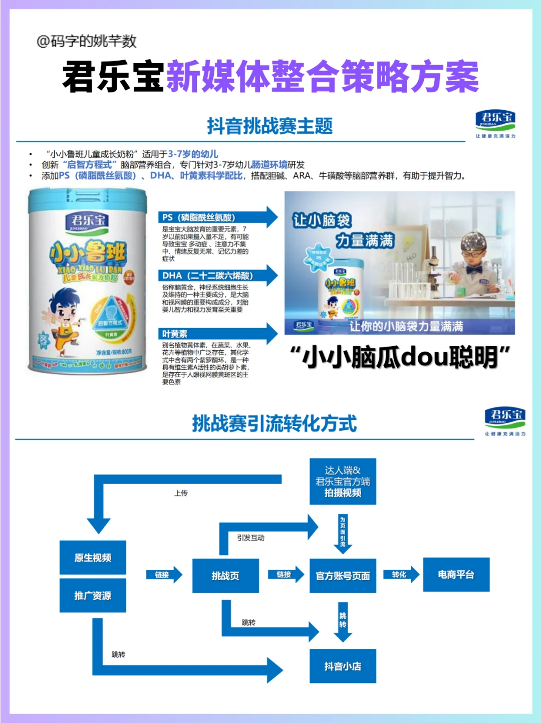 🔥君乐宝品牌新媒体整合策略方案