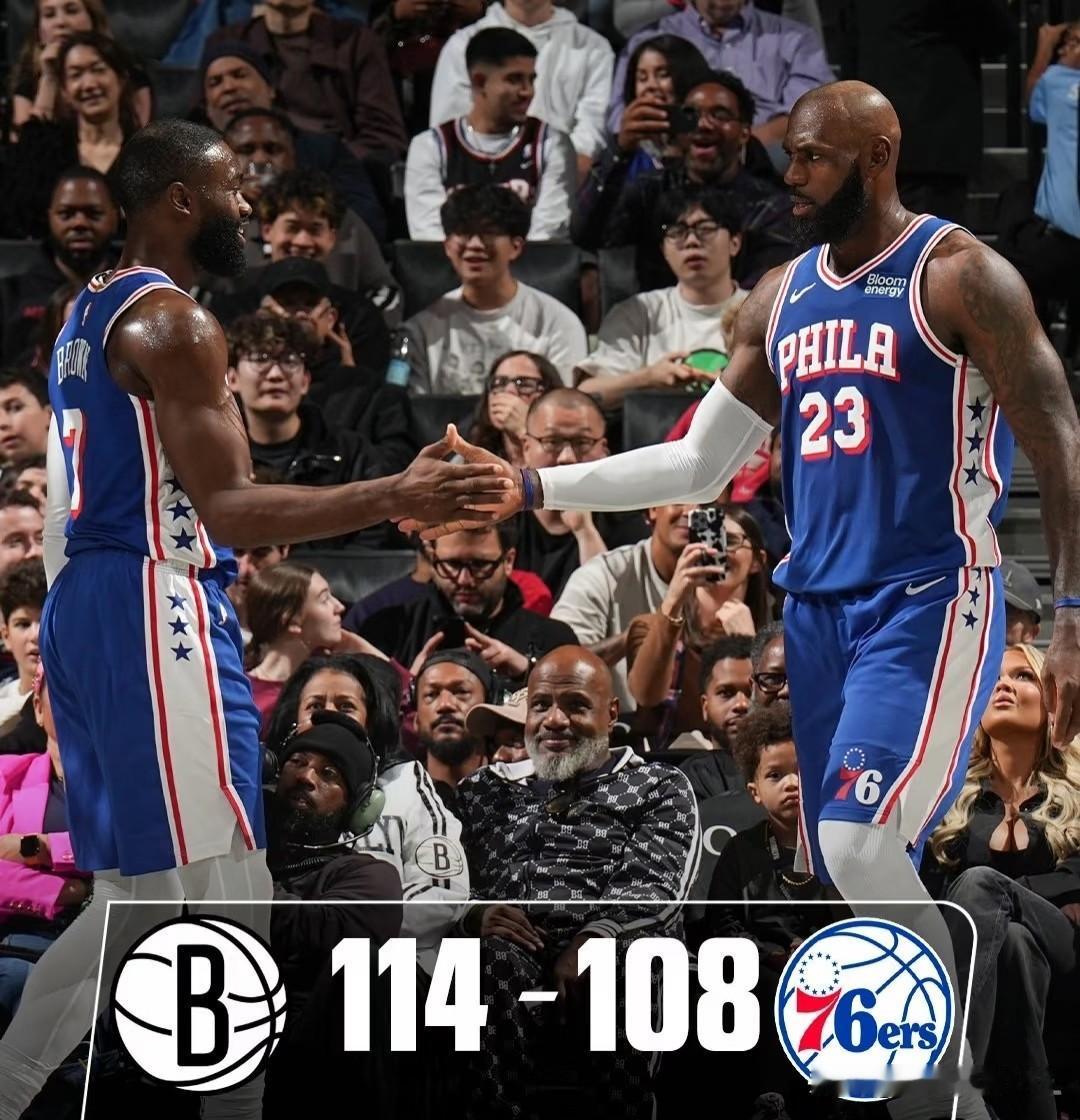 进一球得十分？这不是打篮球，这是打2K开了修改器！
NBA季前赛，76人客场10