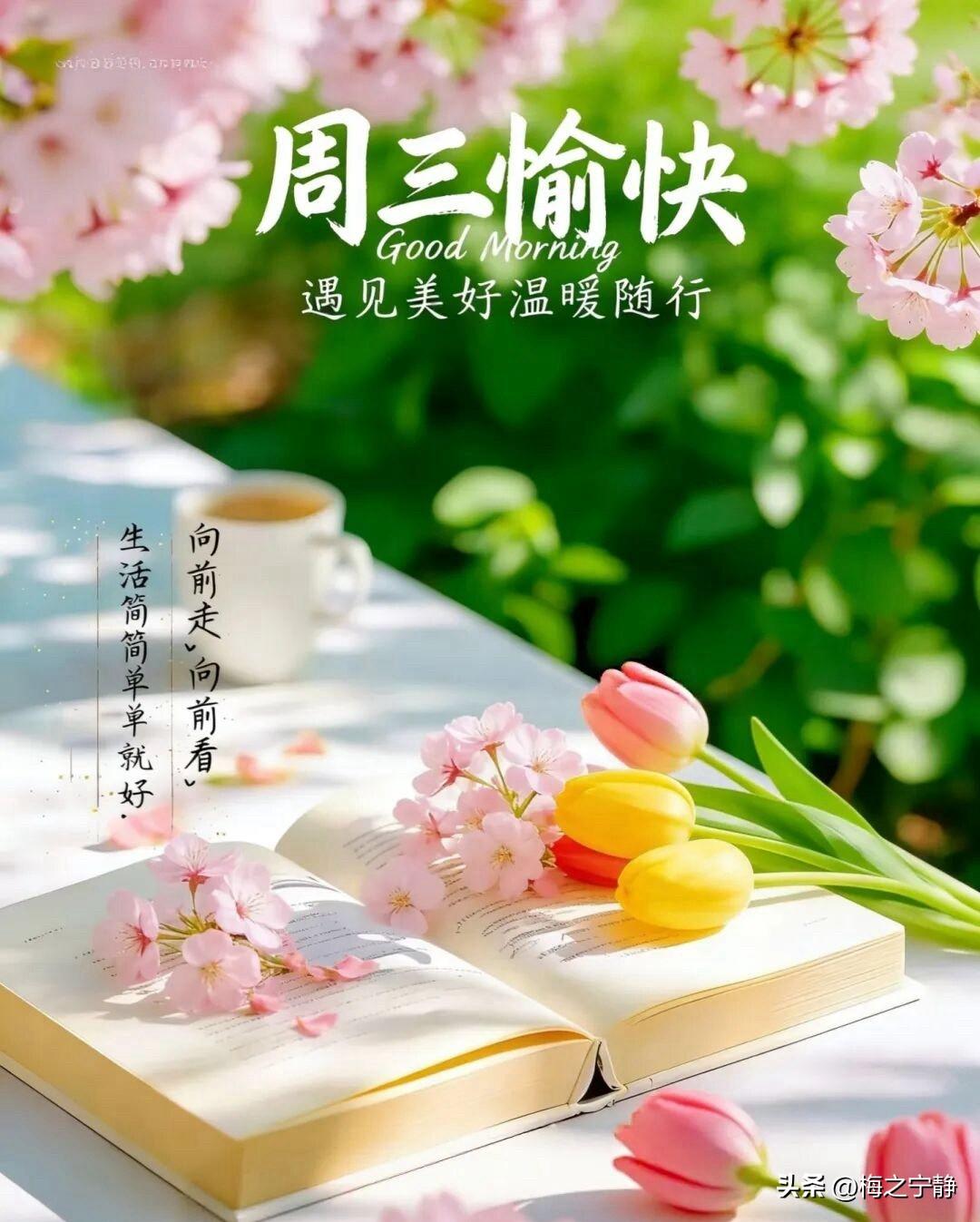 ☀️²⁰²⁶/₀₆.₁₀ᵕ̈ 周三愉快｜早安🍃🌸☕️🍒🍊
晨露凝香，清风