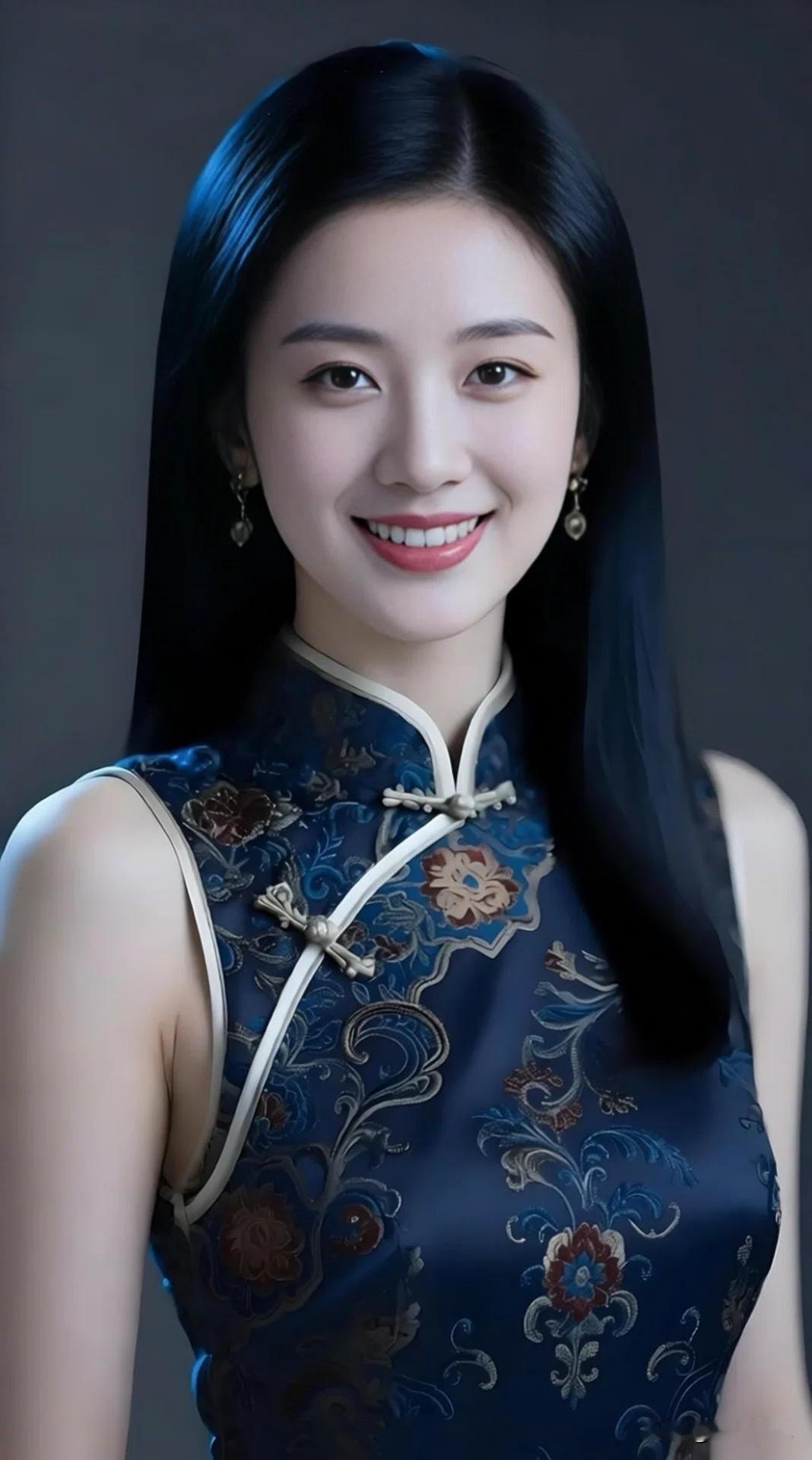 优雅温润，笑靥如花，古风国韵。