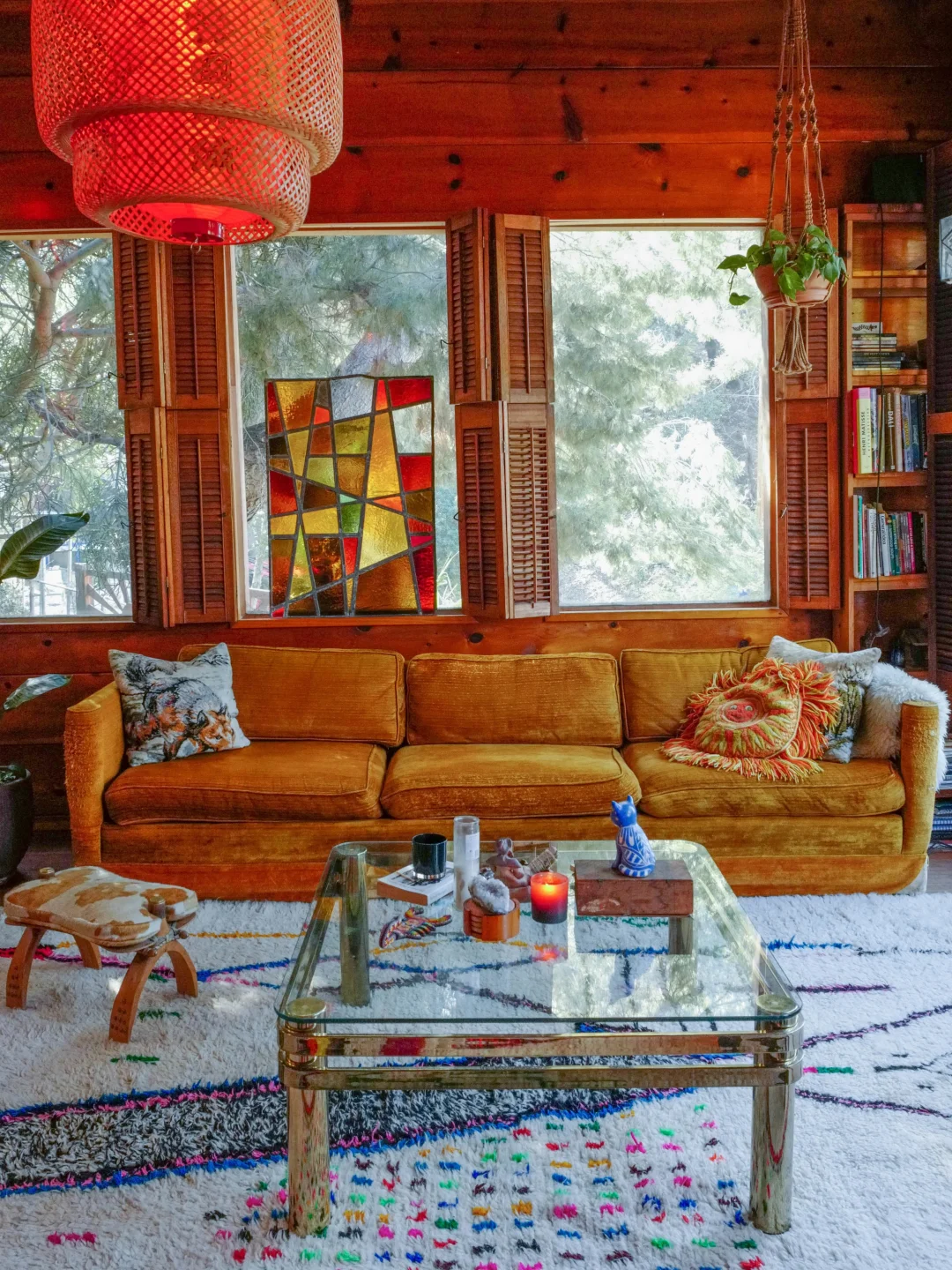 一间带着70年代味道的加州小屋