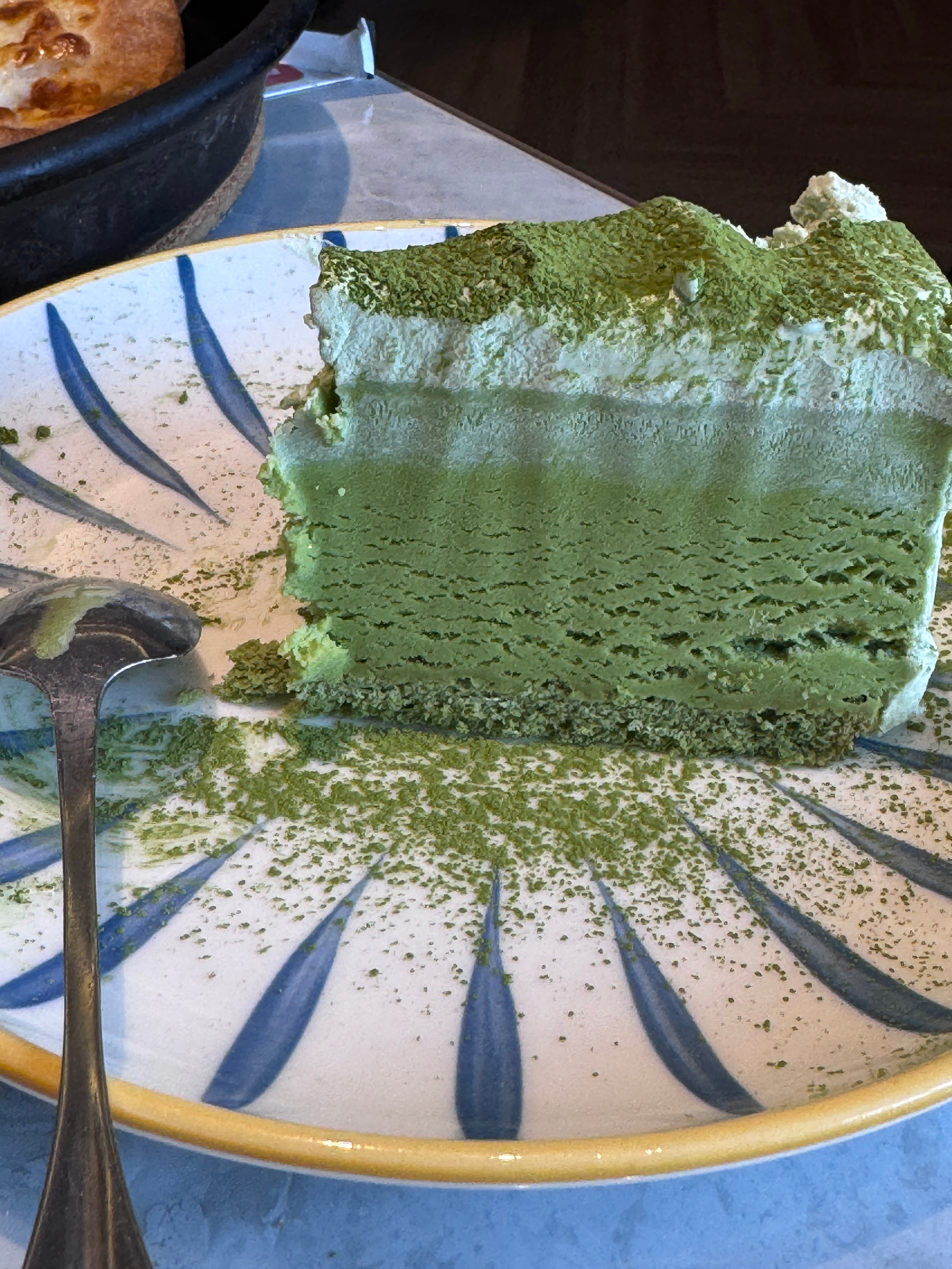 hi 又见面了 抹茶雪域蛋糕