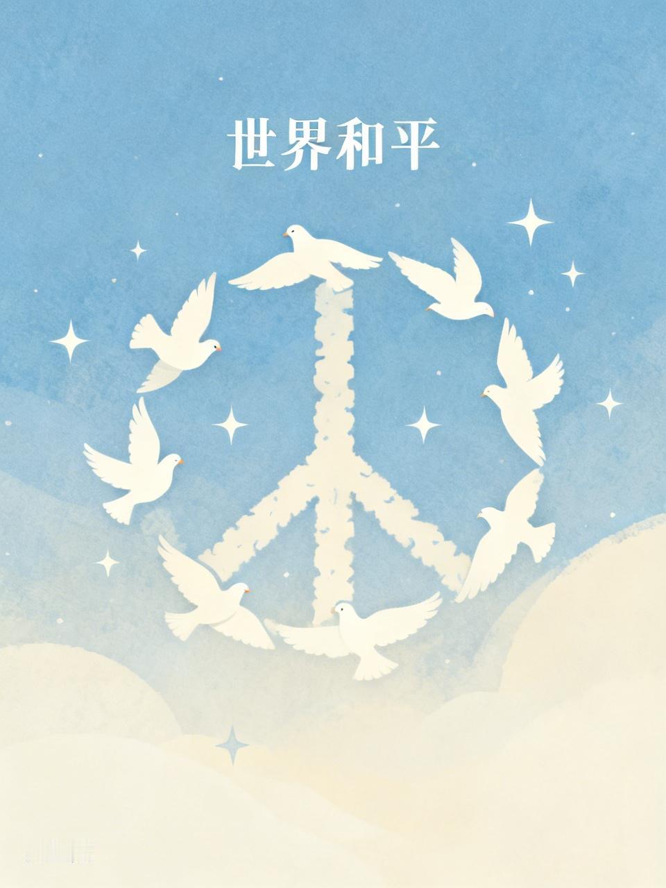 我也相信世界和平能实现。从古至今，战争带来的只有伤痛和毁灭。就像两次世界大战，无