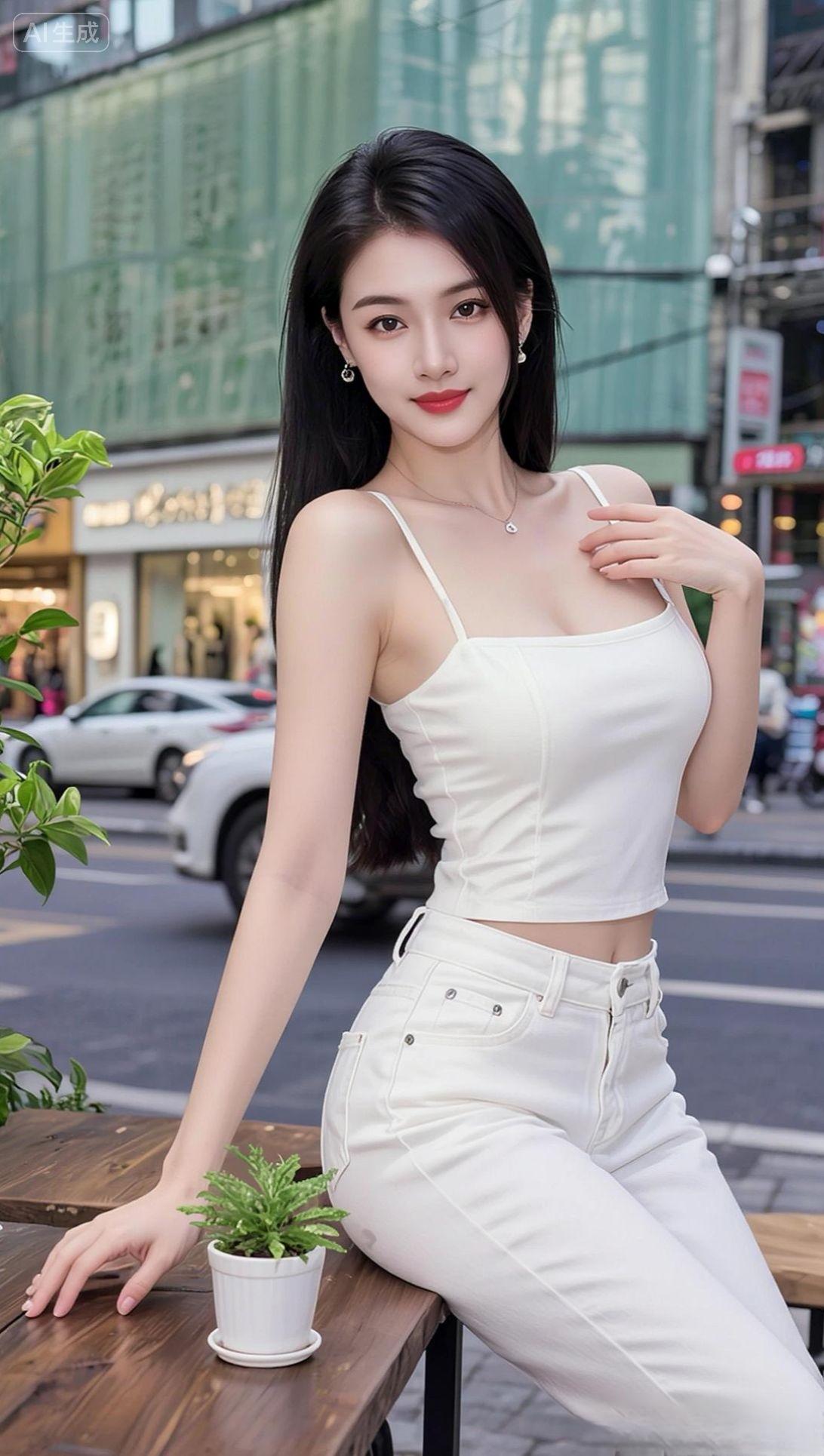 抖音玩法合伙人计划 氛围感美女 街拍美女 晚秋 173cm的冰小冰