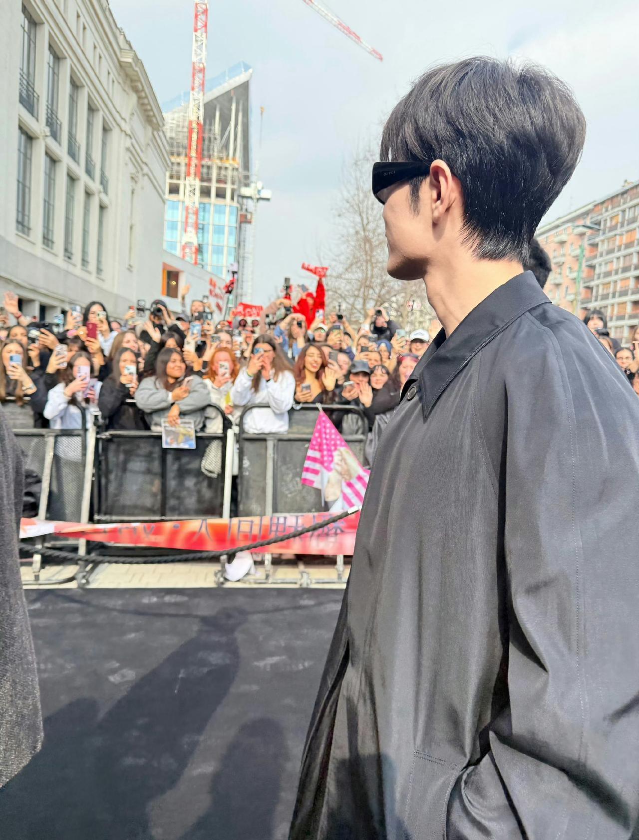 肖战肖战米兰时装周肖战gucci品牌代言人gucciprimavera肖战 帅爆