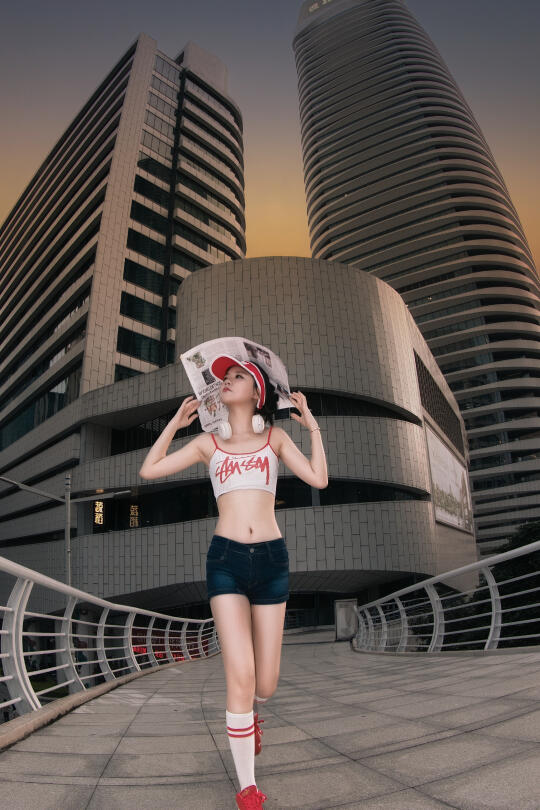 美女遇上超广角 📸️