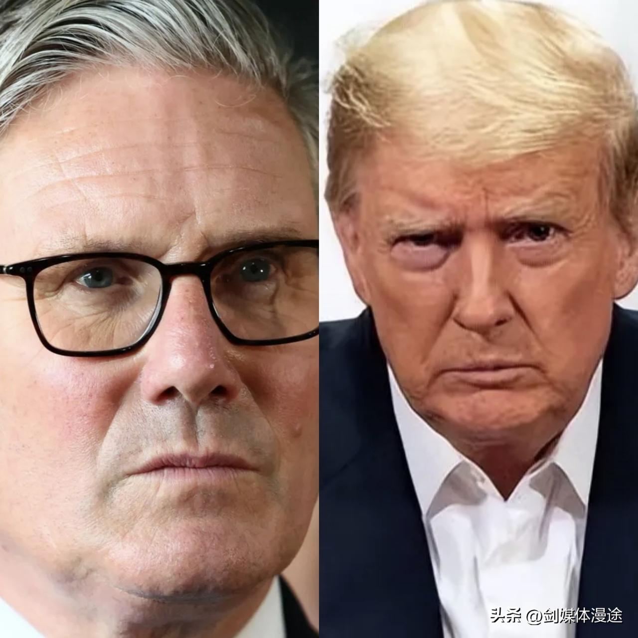 英国可以对美国说“NO”。斯塔默支持率获得24％提升！英国超十万人反特朗普发动的