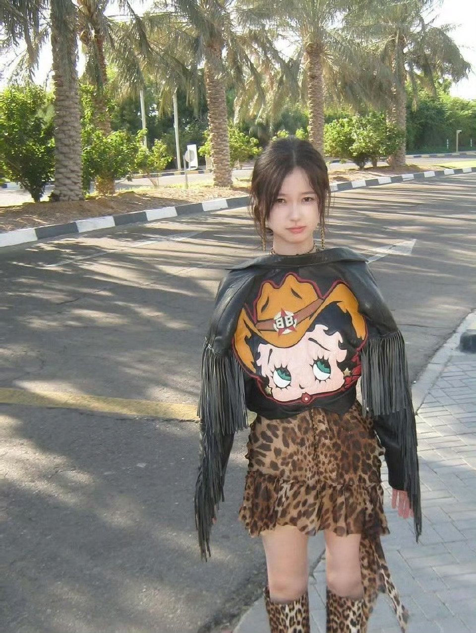 美萌的豹纹欣🐆虞书欣