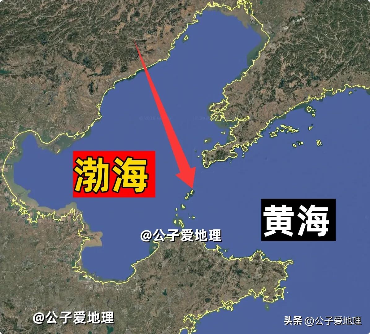 还好有这个小岛，渤海才完全属于我国，外国船只未经批准不得擅入。
你知道吗？在我们