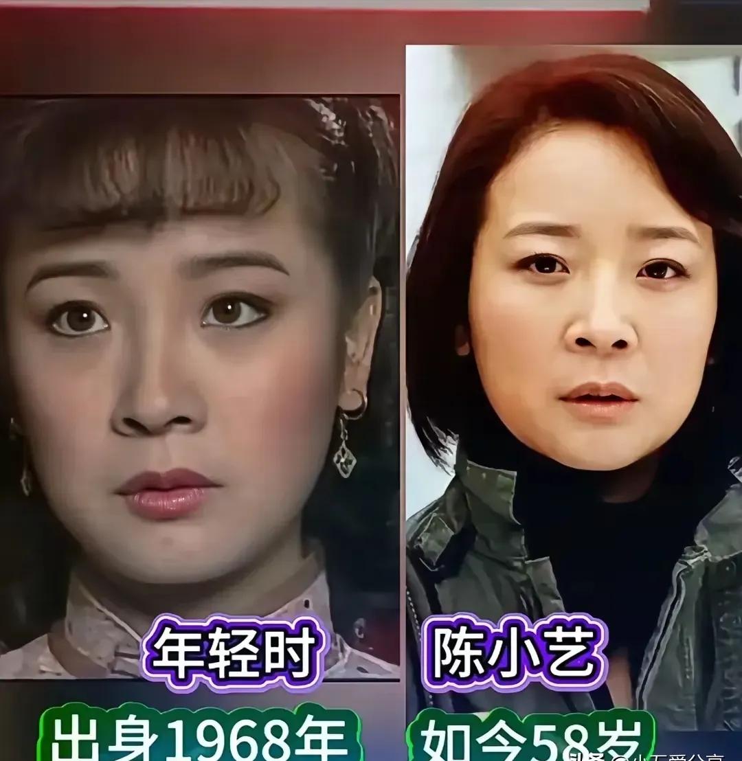 80年代的自然美女明星，就像一幅幅绝美的画卷。
陈小艺有着质朴又灵动的美，她的表
