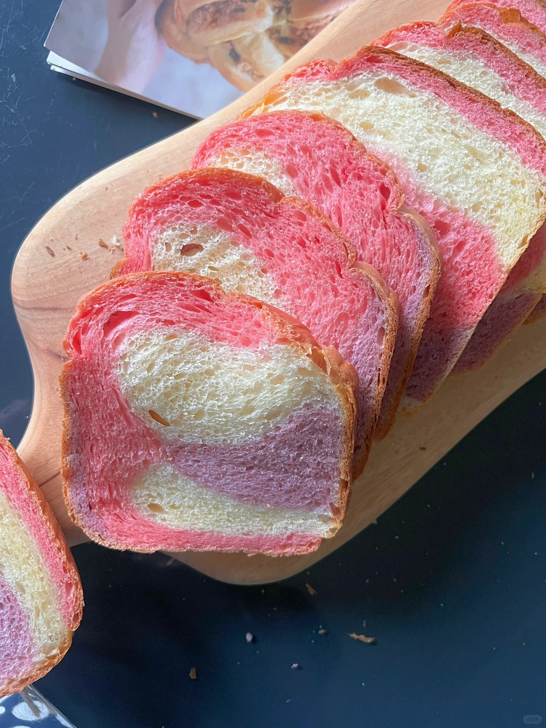 婆婆说是最近最好吃的面包！三色北海道吐司