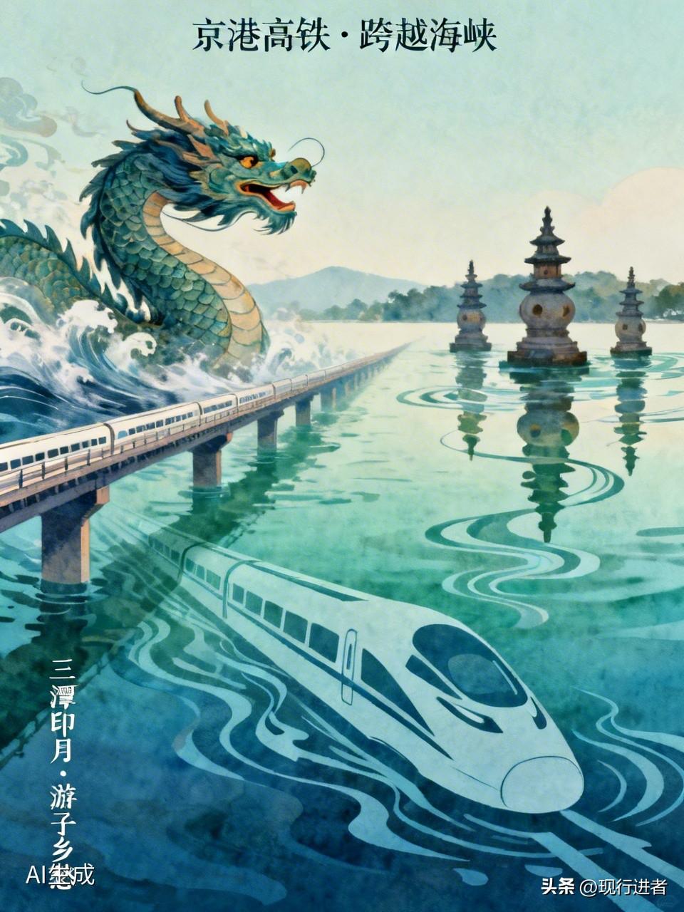 和平统一快完成了，最近相关热搜都挺多，看来十年内也希望实现。

高铁巨龙即将跨越