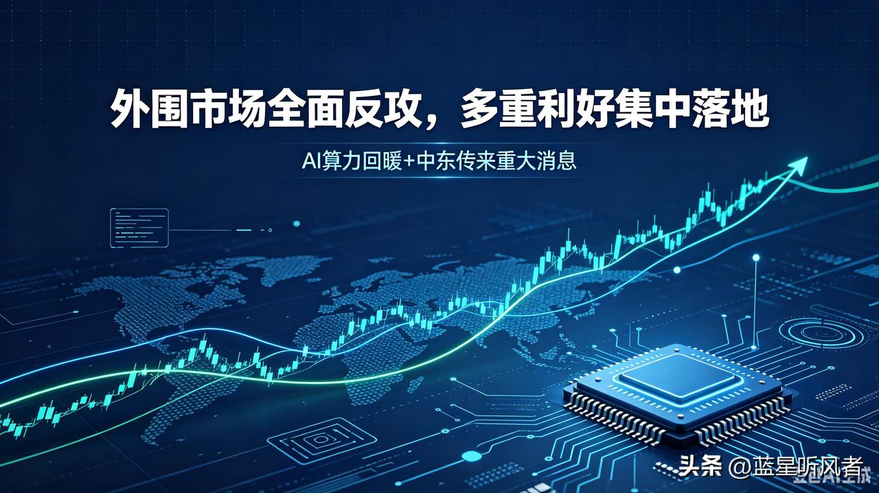 全球风险资产集体反攻！两大重磅信号来袭，A股能否顺势跟上？
 
一边是中东局势迎