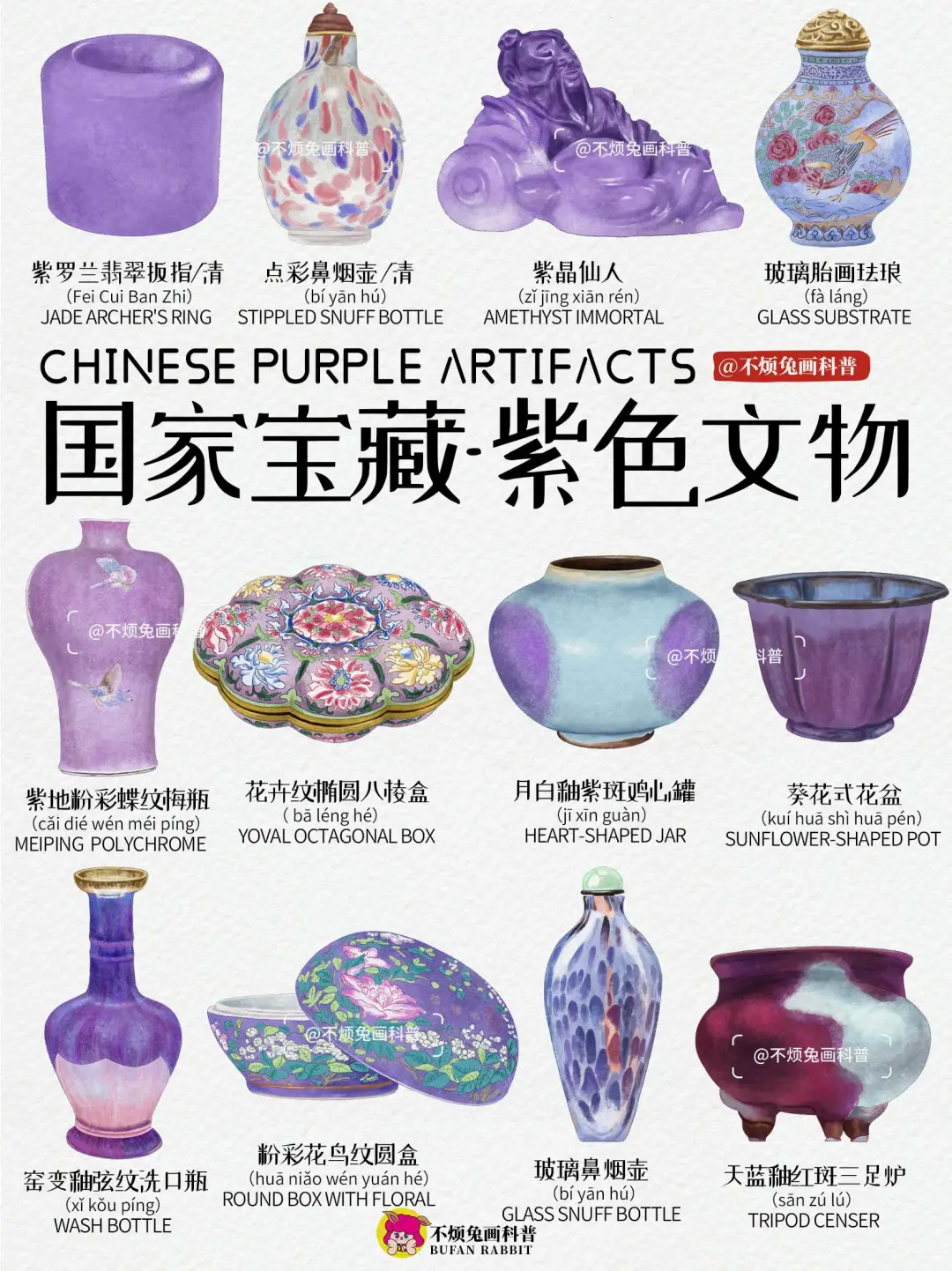 📕 老祖宗的顶级紫色文物Chinese Purple