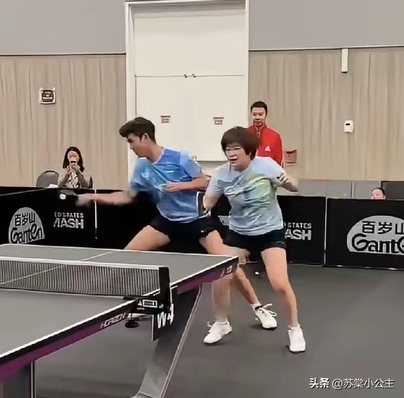 覃予萱/博塔这对跨国混双，跟着中国队训练，网友质疑:会不会泄露国乒战术？

其实