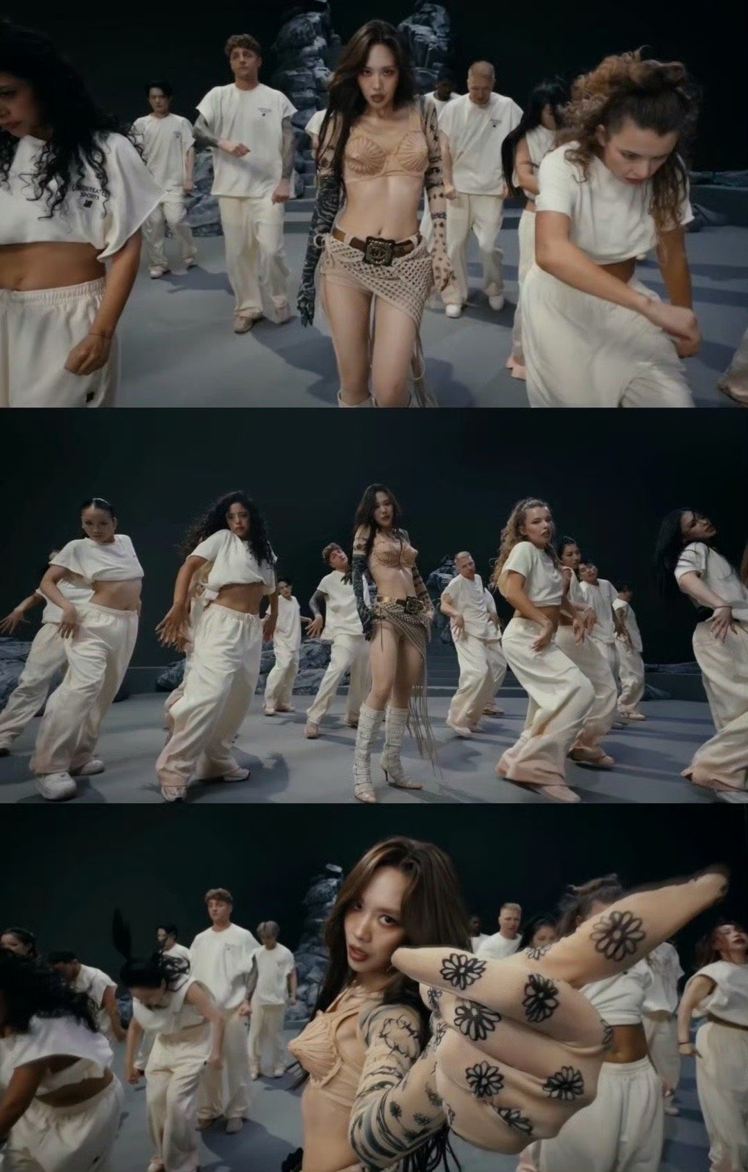 王霏霏子弹胸甲 当子弹化作胸甲，流苏成为战袍，王霏霏以一身机能美学宣告舞台女王的