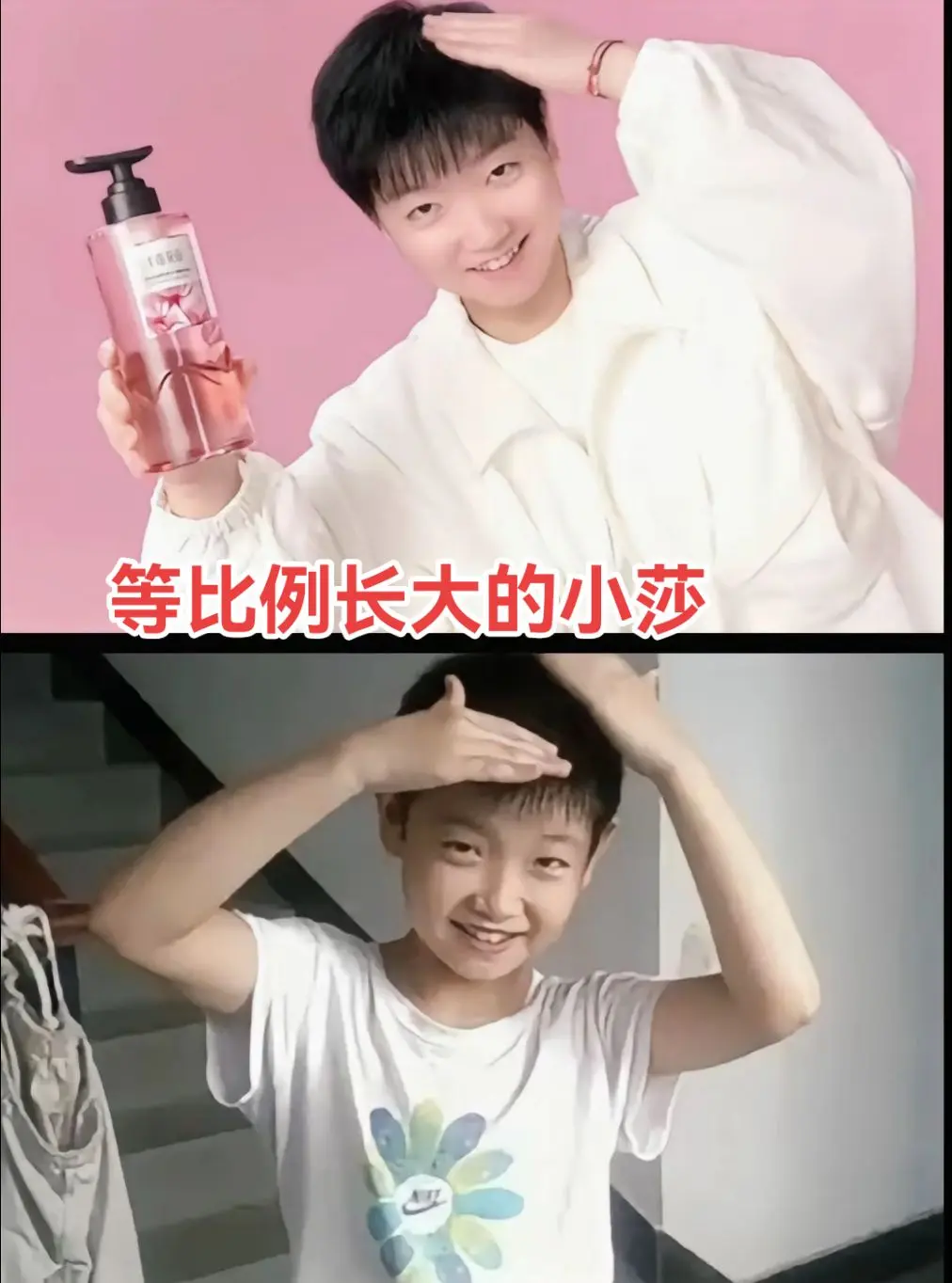 等比例长大的小莎