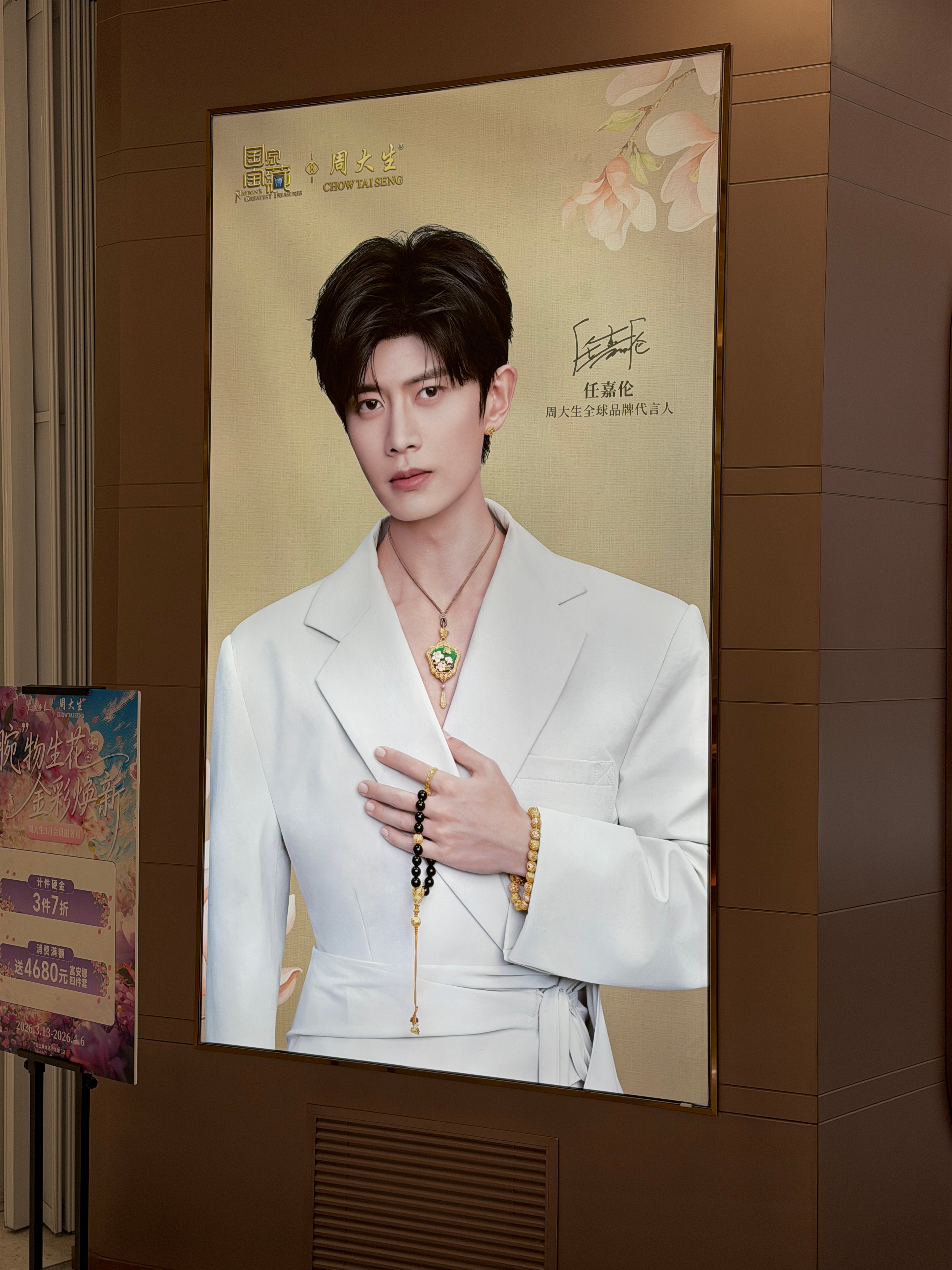 任嘉伦任嘉伦 来自同事在北京商场拍的📸帅的！ 