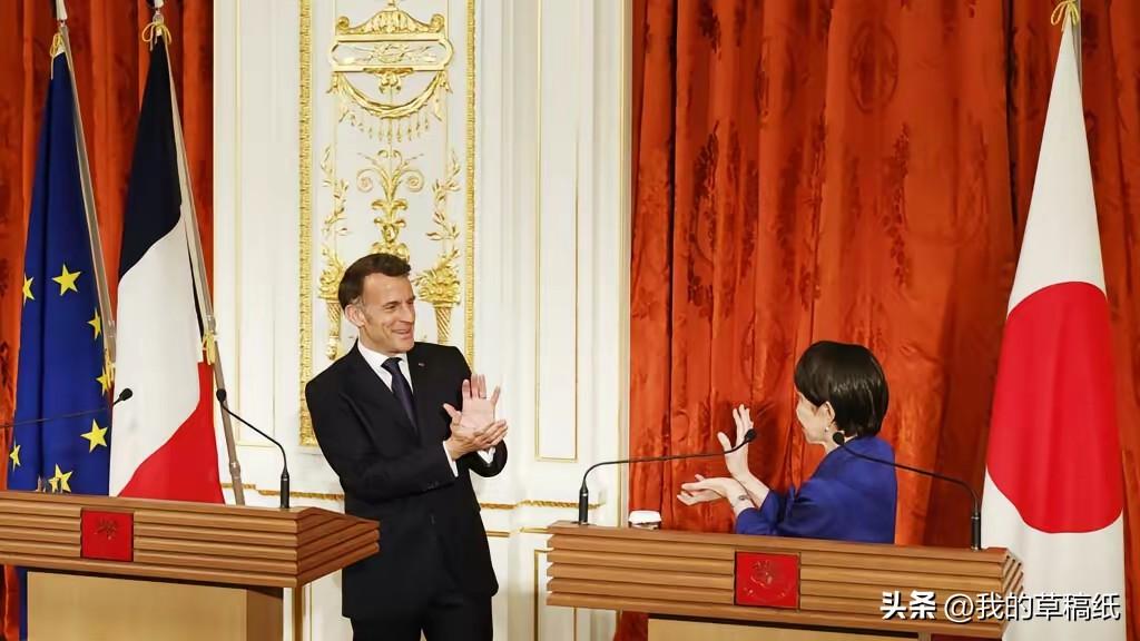 马克龙这个“两面派”与高市早苗竟然在东京签署共同声明确认“台海和平稳定重要性”。