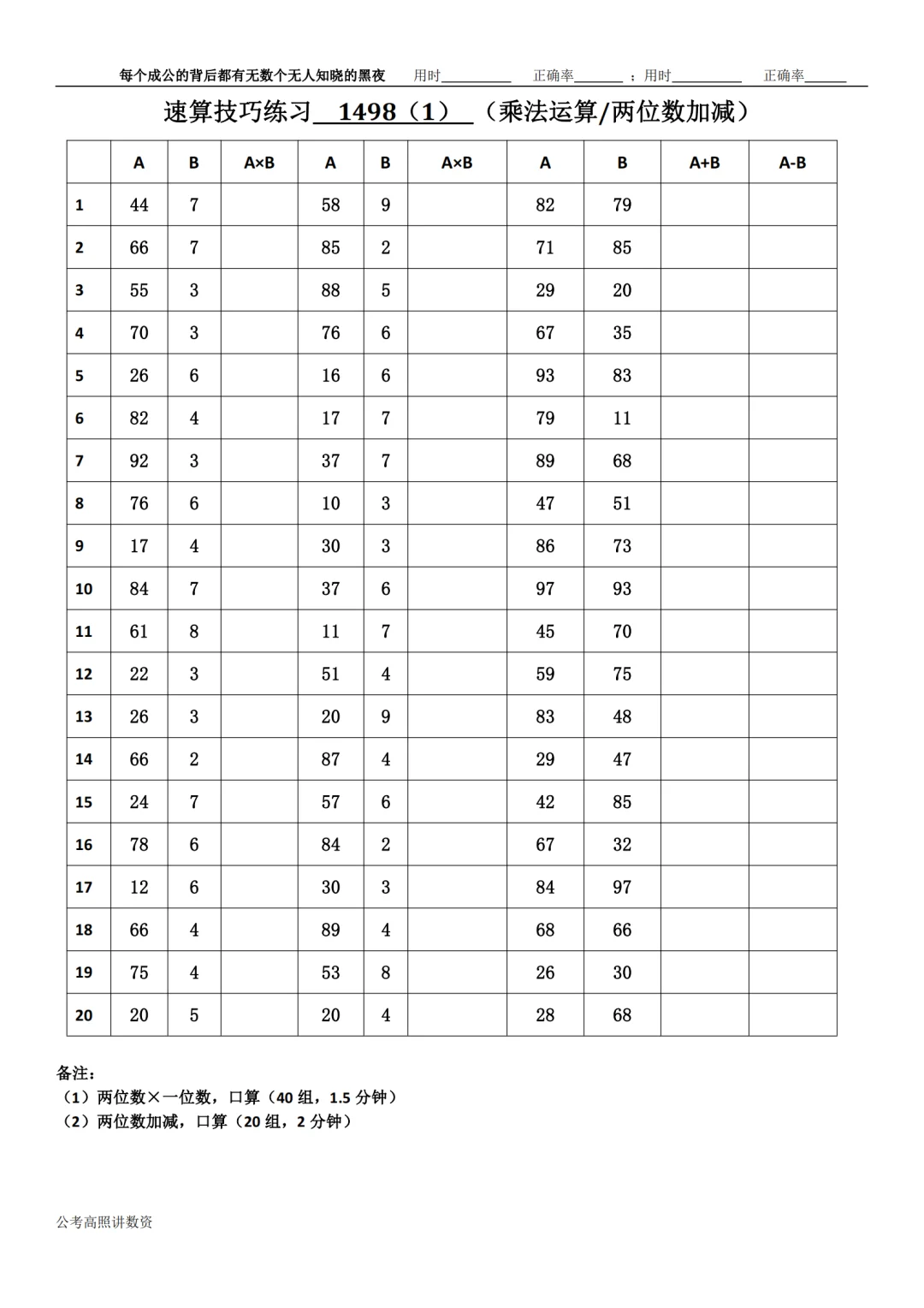 资料分析速算练习1498