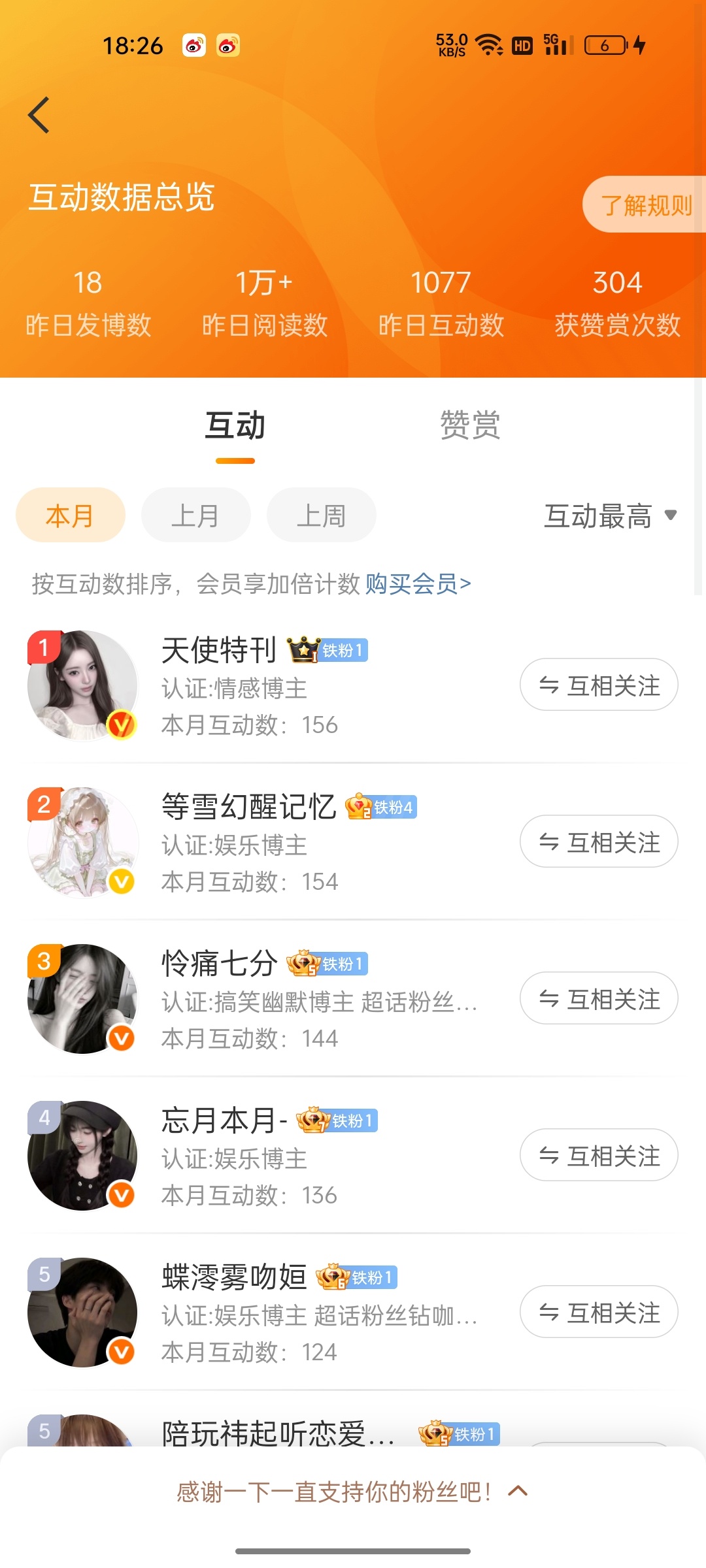 你们真的跟我互动了吗 