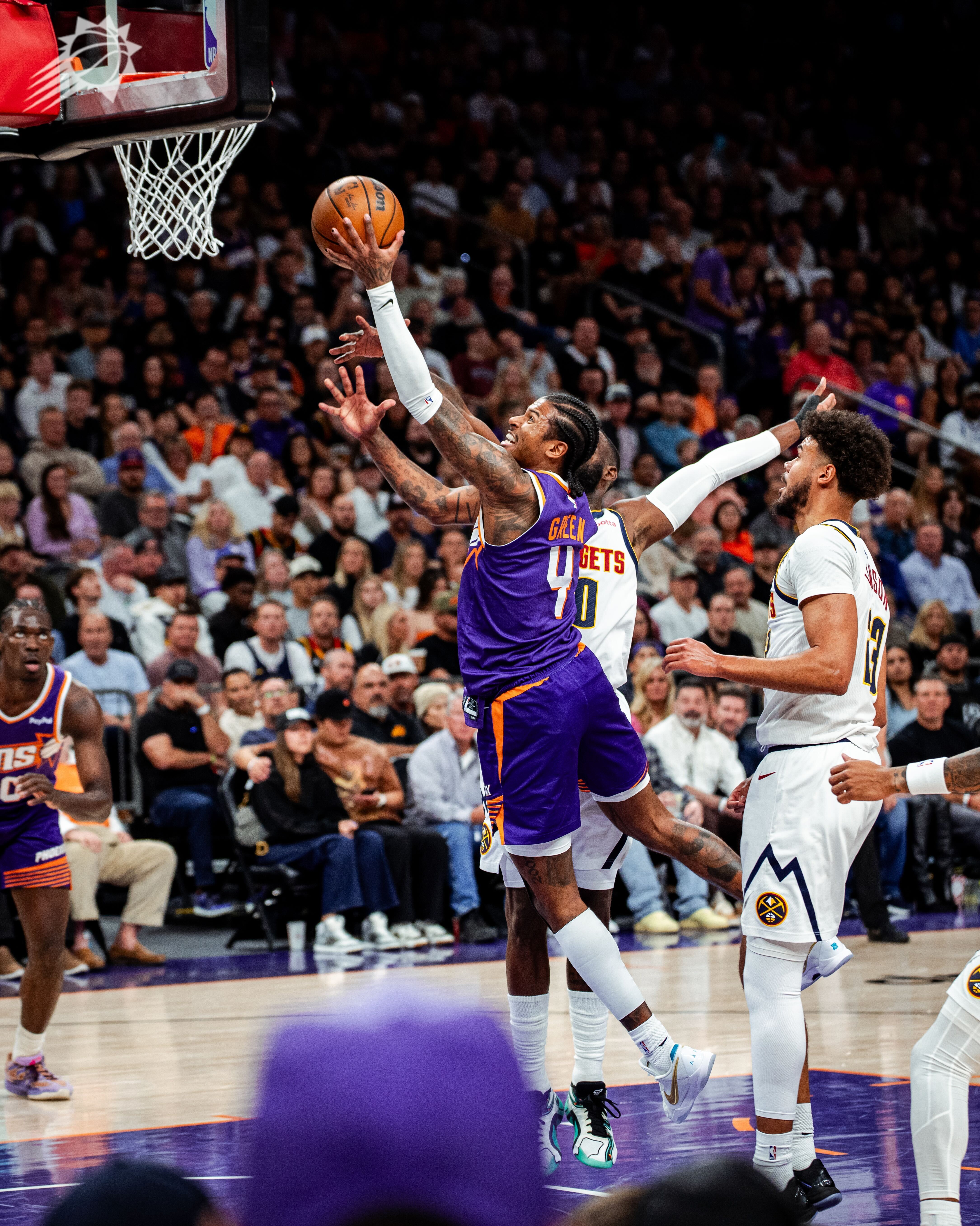 格林魔幻节奏打进两分！💪菲尼克斯太阳 ｜旭日东升 ｜掘金vs太阳