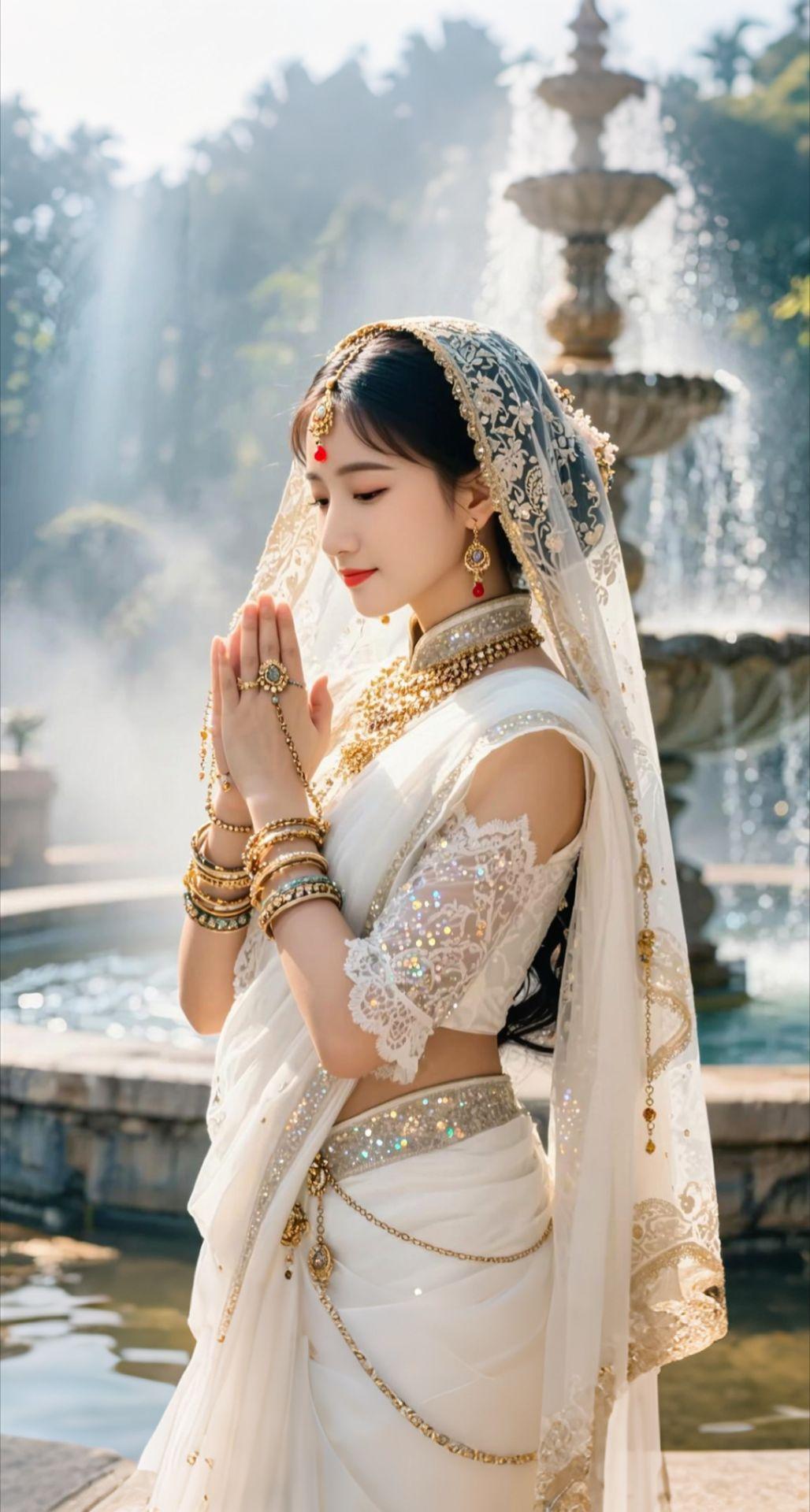 AI扩图 AI印度风写真