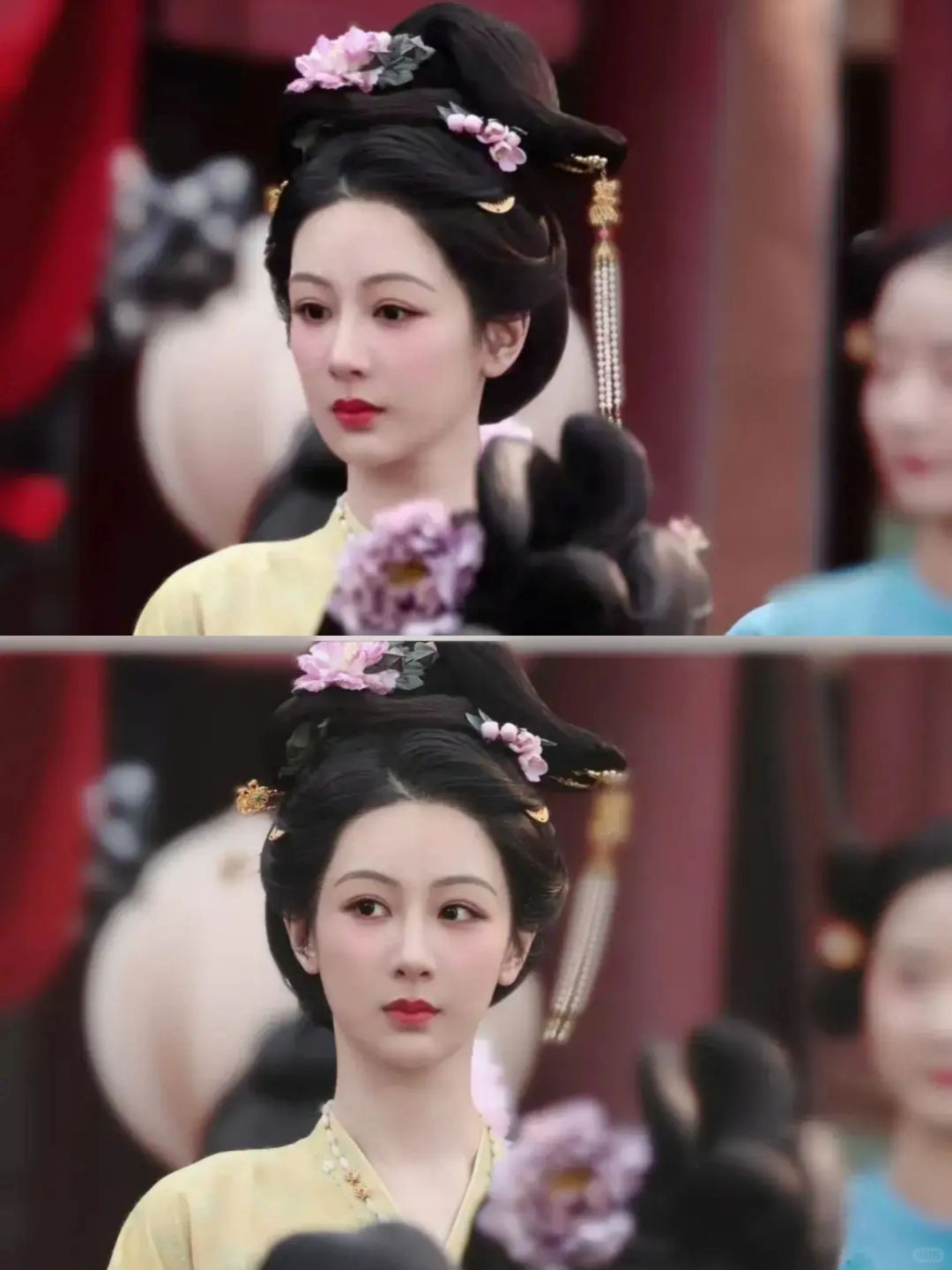 这是杨紫？？好古典啊！这样的装扮已经久违了（美的我都不敢相信了）真的好漂亮[哇R...