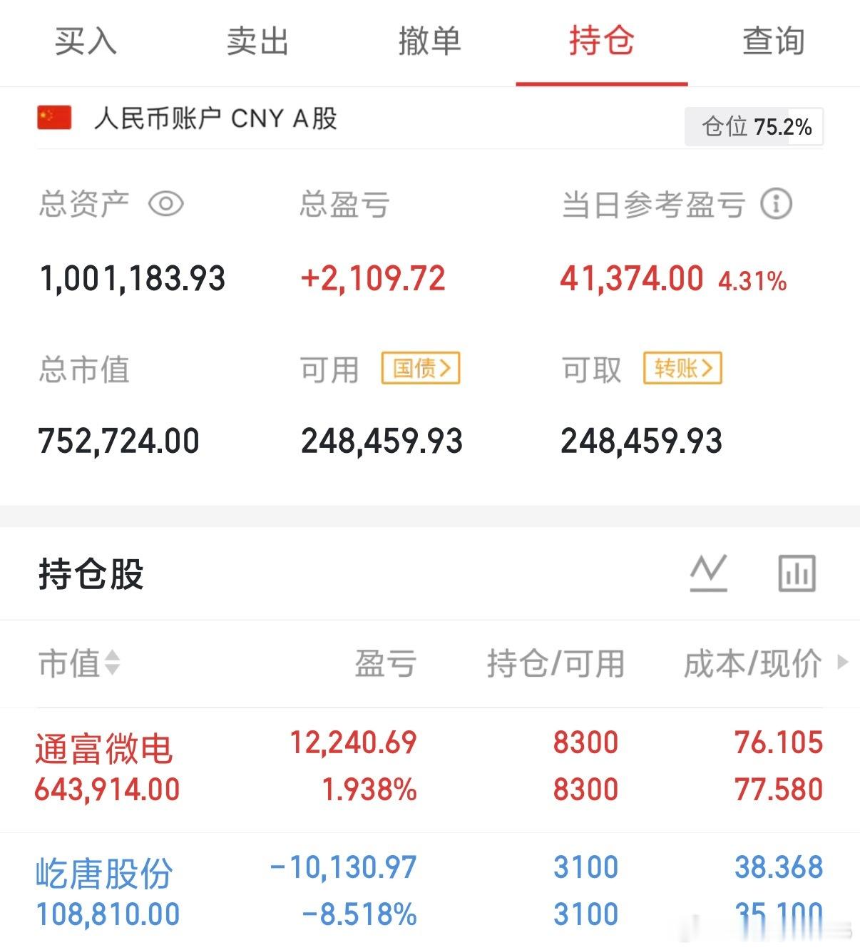 终于赚钱了，