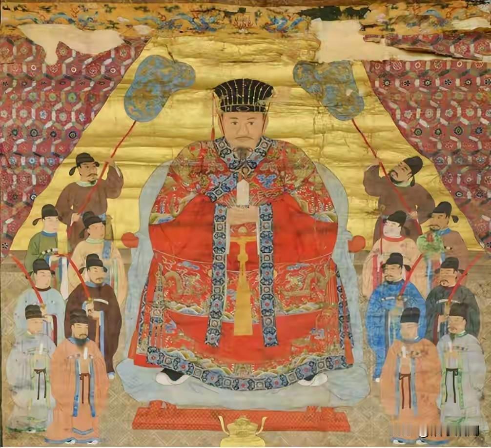 从这张古画中就可以完全证明琉球国就是我国的领土。

从国王的帽子、服饰上看只有中