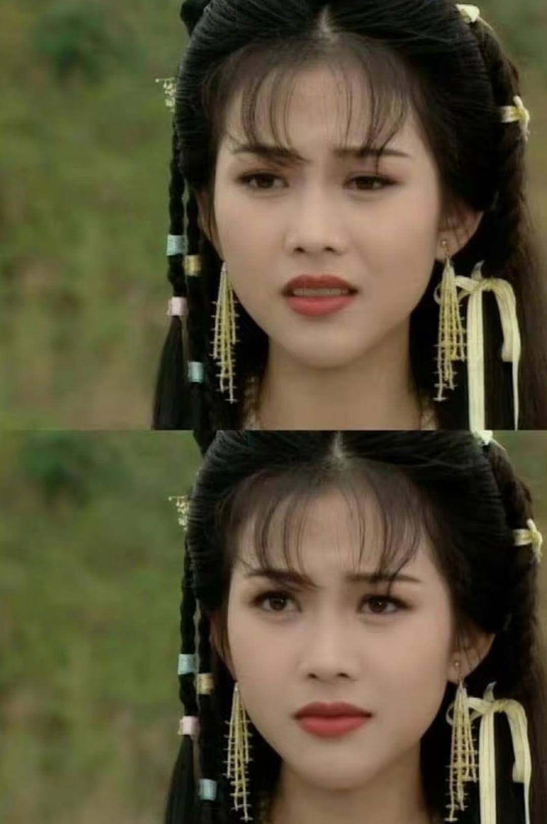 说的是啊，
为什么现在的古装都不梳这个发型了？
一簇一簇的小辫子，
就是丝带没有