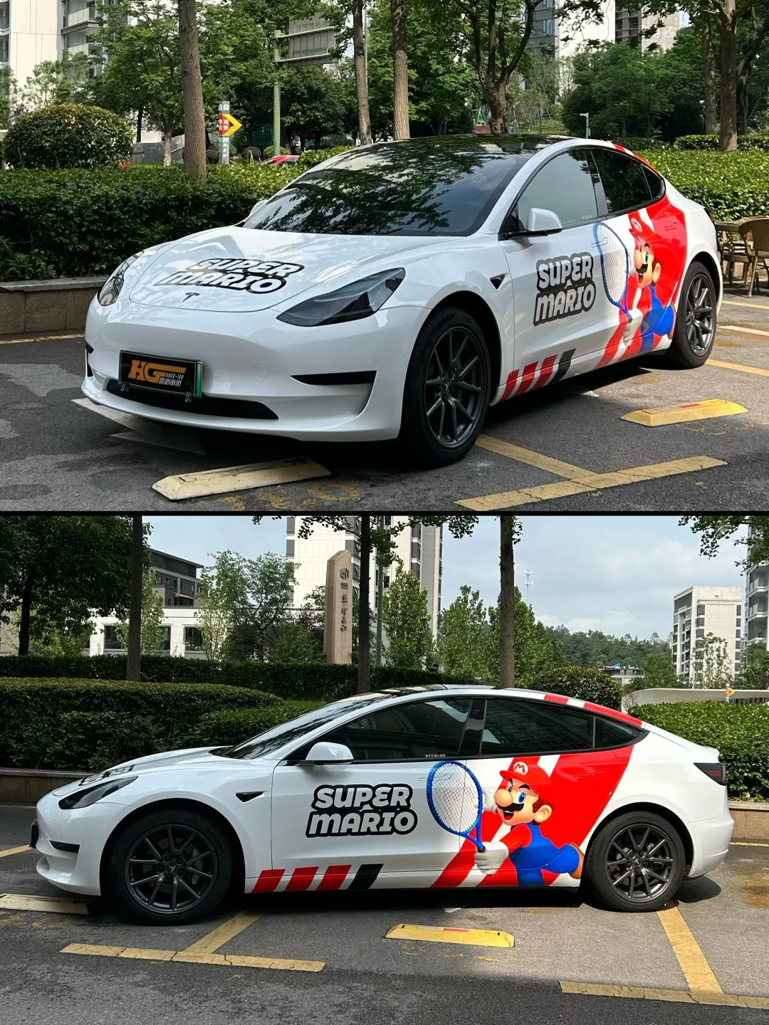 特斯拉3定制超级马里奥
