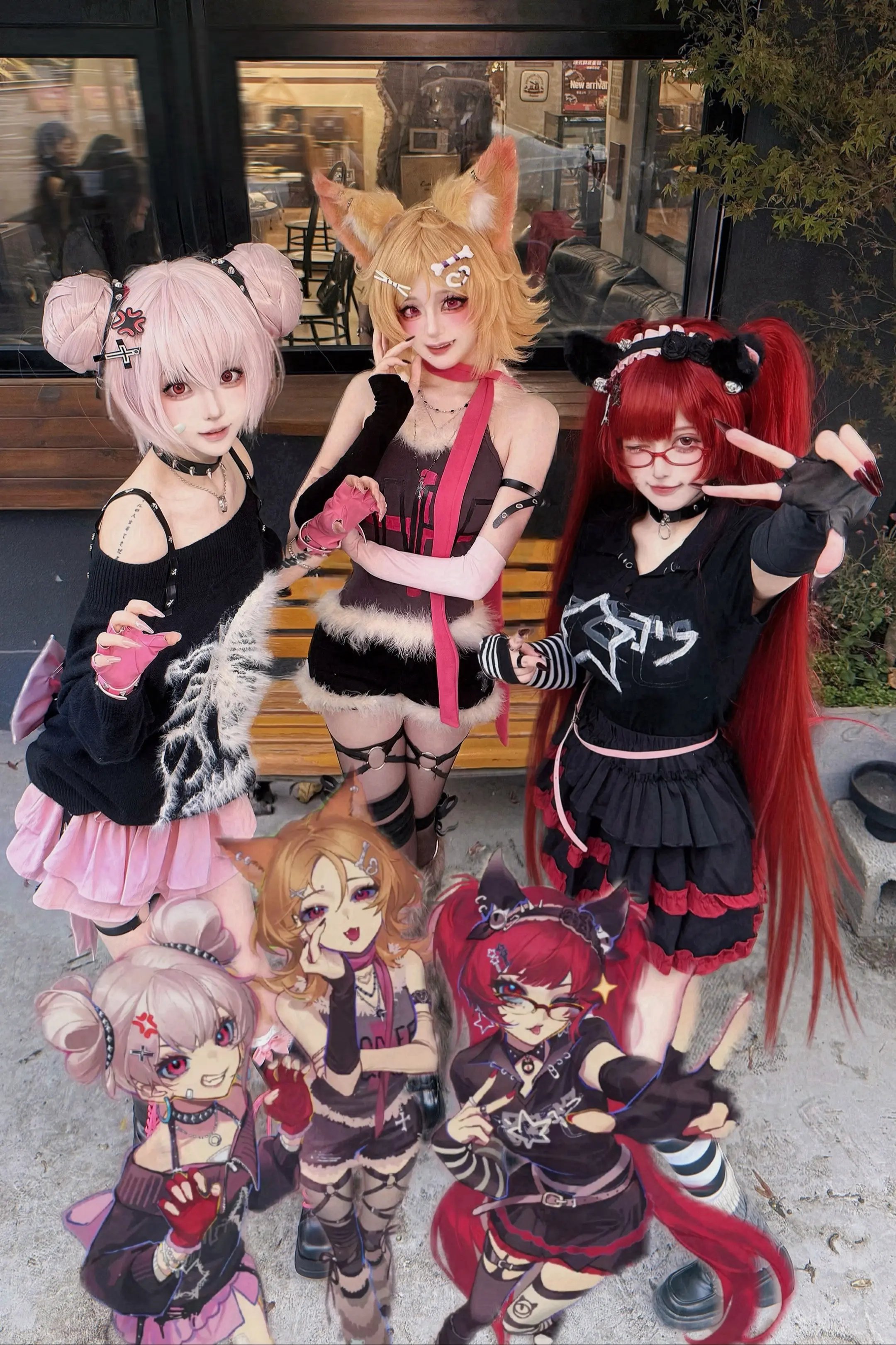 小心草丛‼️。小乔  安琪拉  妲己 up 画师