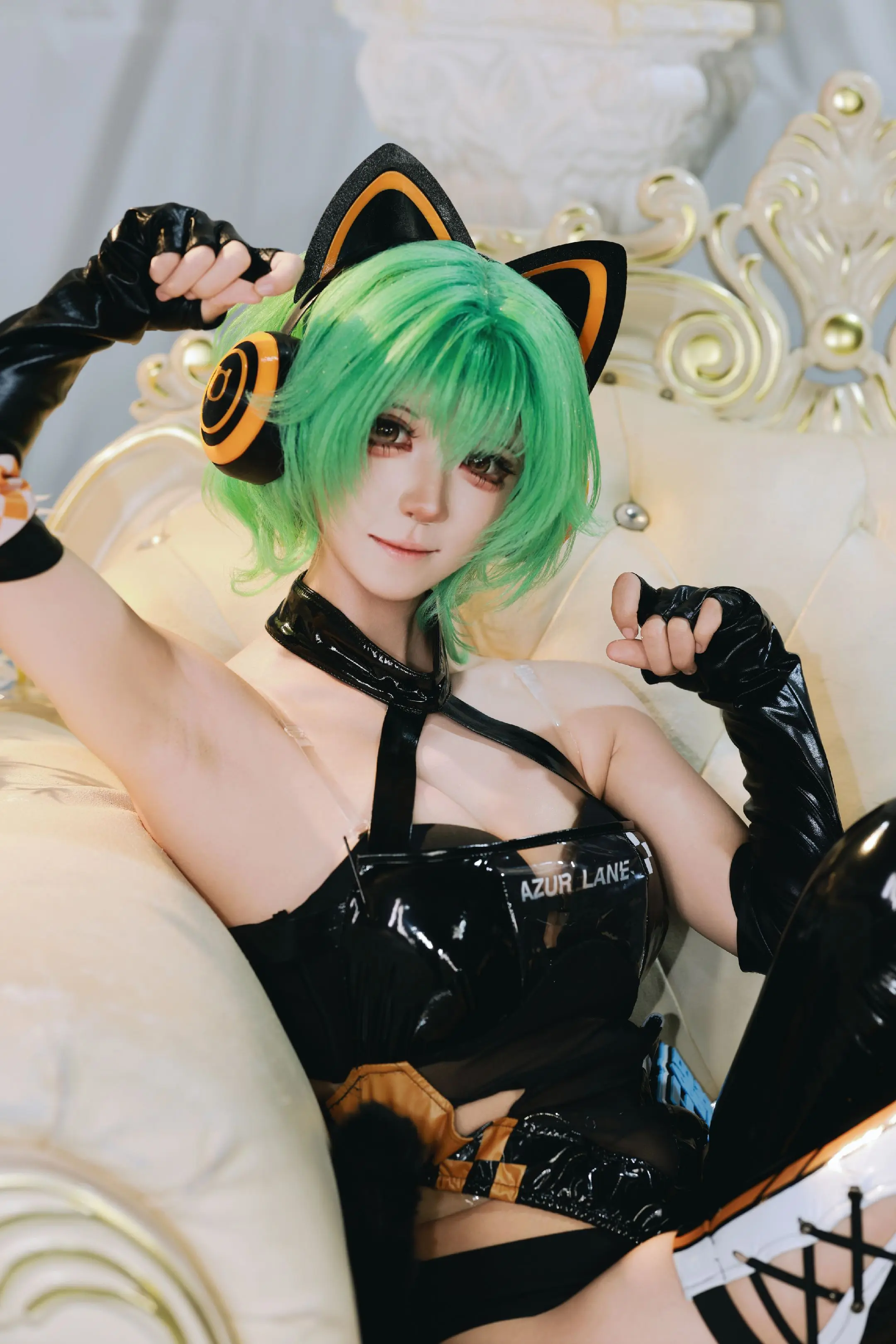 北方联合绿猫猫赛车女郎出镜。