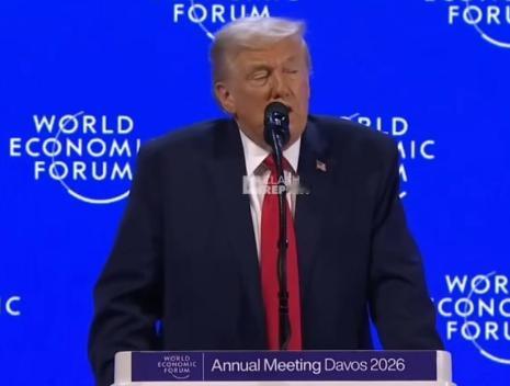 特朗普：当美国陷入困境时，整个世界都会陷入困境 特朗普在达沃斯世界经济论坛上发言