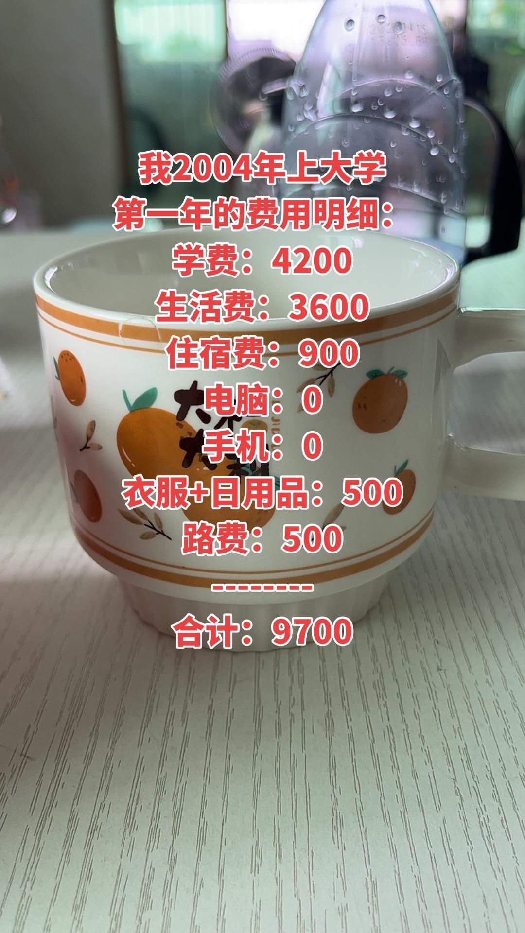 不知道现在上一个大学一年大概要花费多少钱？大学费用 二十年前的我 宝妈 高考