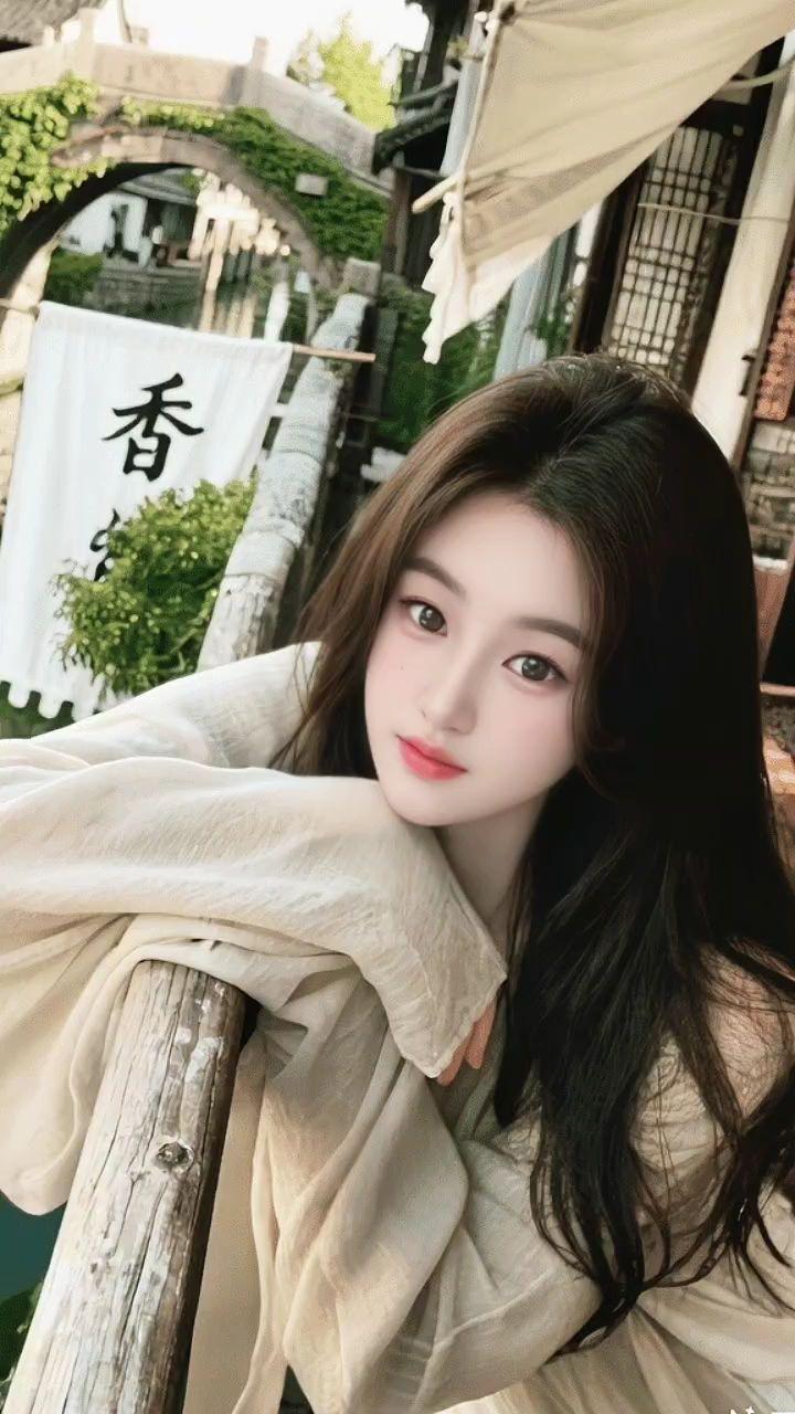 古镇汉服摄影 惊艳 古风氛围感 清纯甜美 甜美女孩
